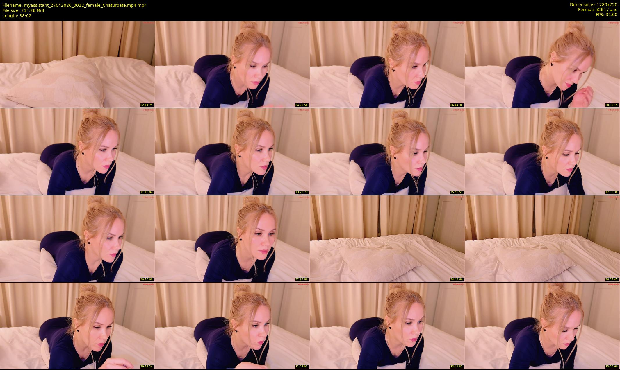 myassistant — 39 minute Chaturbate female cam show recording, 720p, Apr 27, 2026