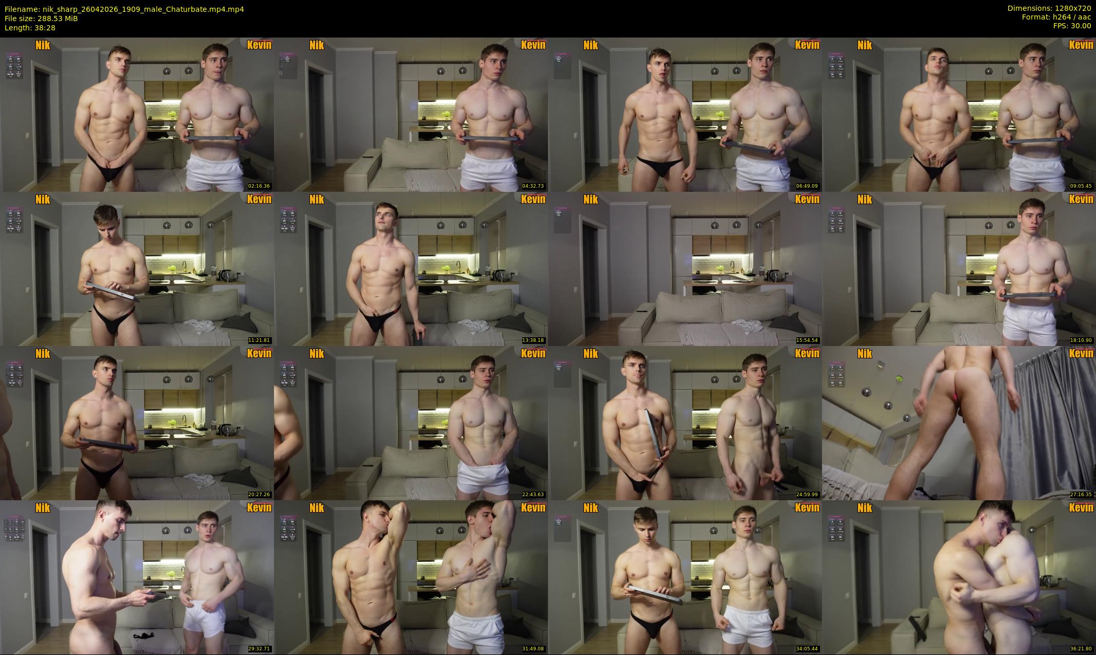 nik_sharp — 39 minute Chaturbate male cam show recording, 720p, Apr 26, 2026