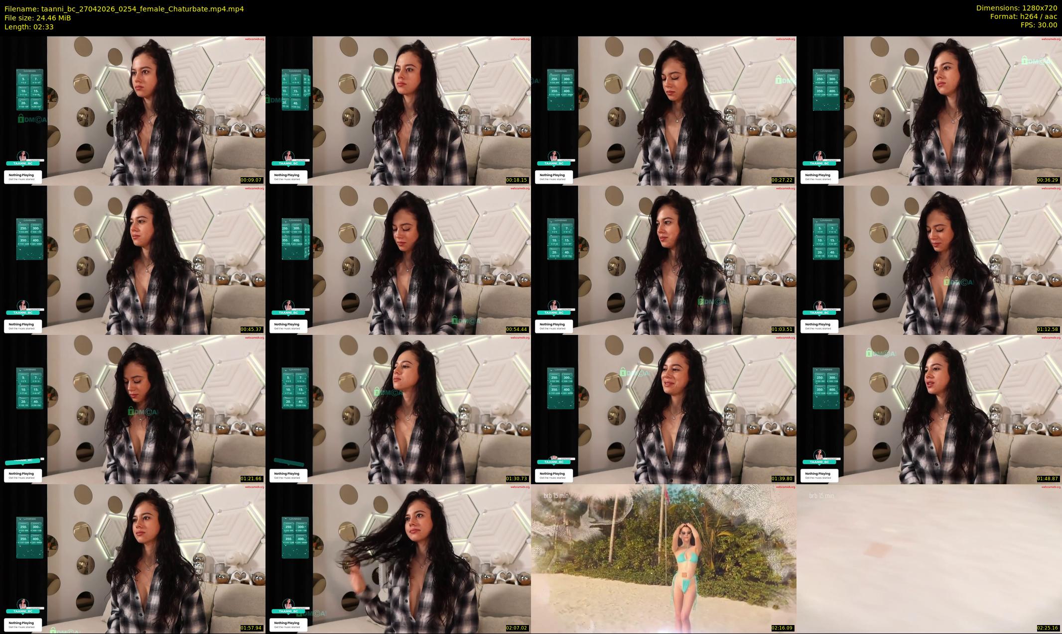 taanni_bc — 3 minute Chaturbate female cam show recording, 720p, Apr 27, 2026