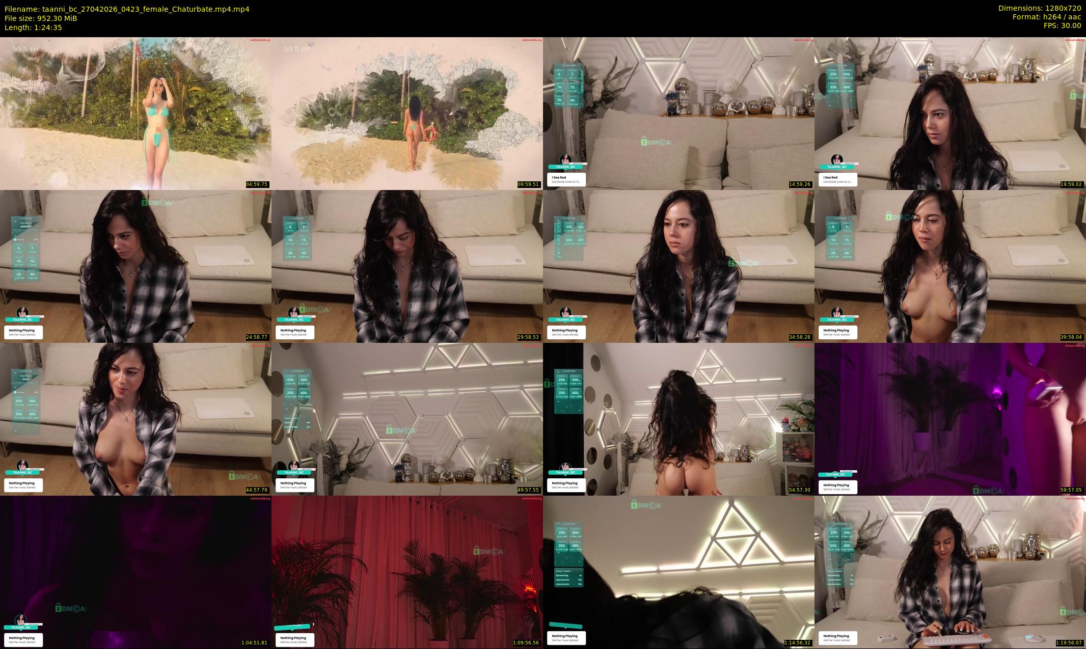 taanni_bc — 85 minute Chaturbate female cam show recording, 720p, Apr 27, 2026
