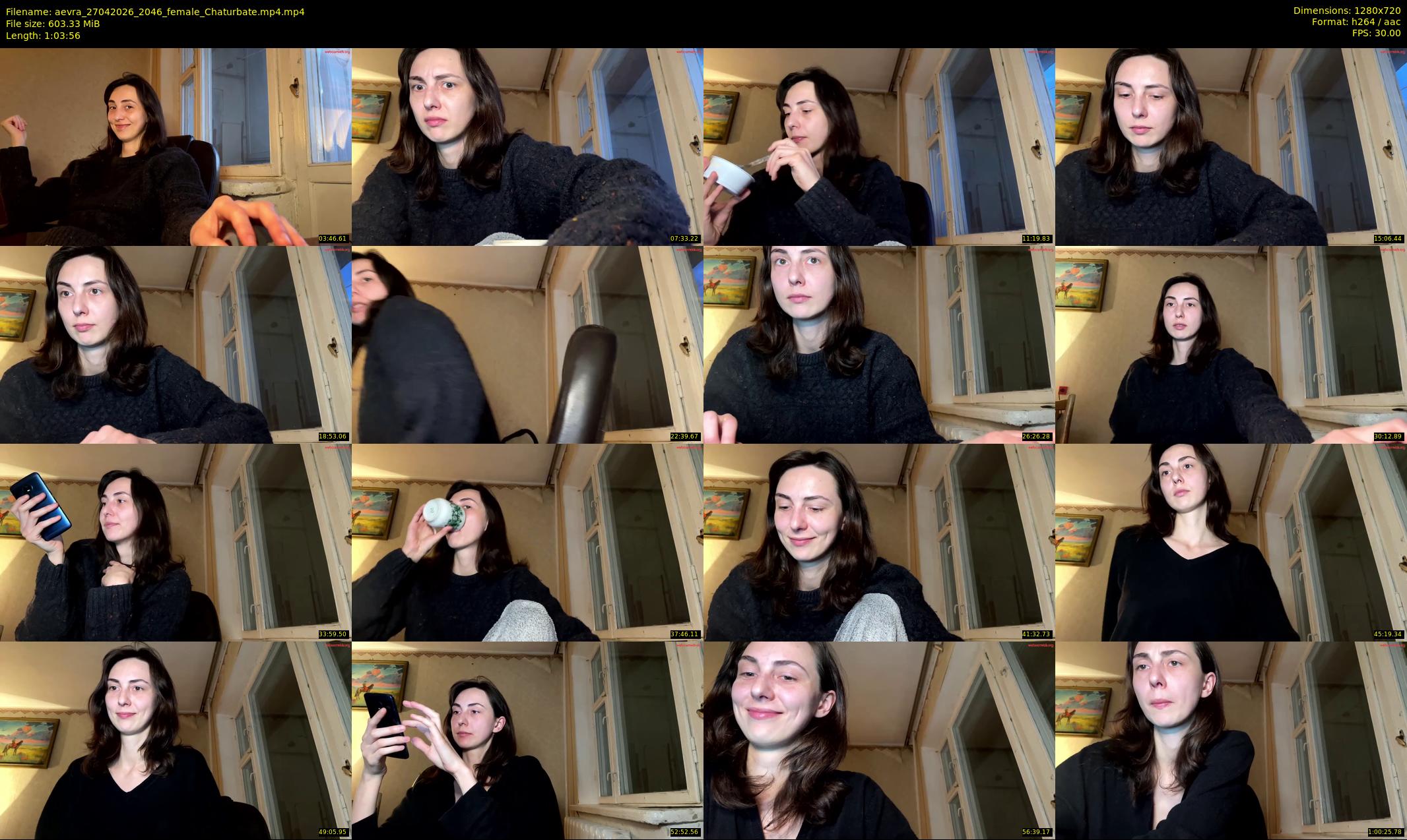 aevra — 64 minute Chaturbate female cam show recording, 720p, Apr 27, 2026