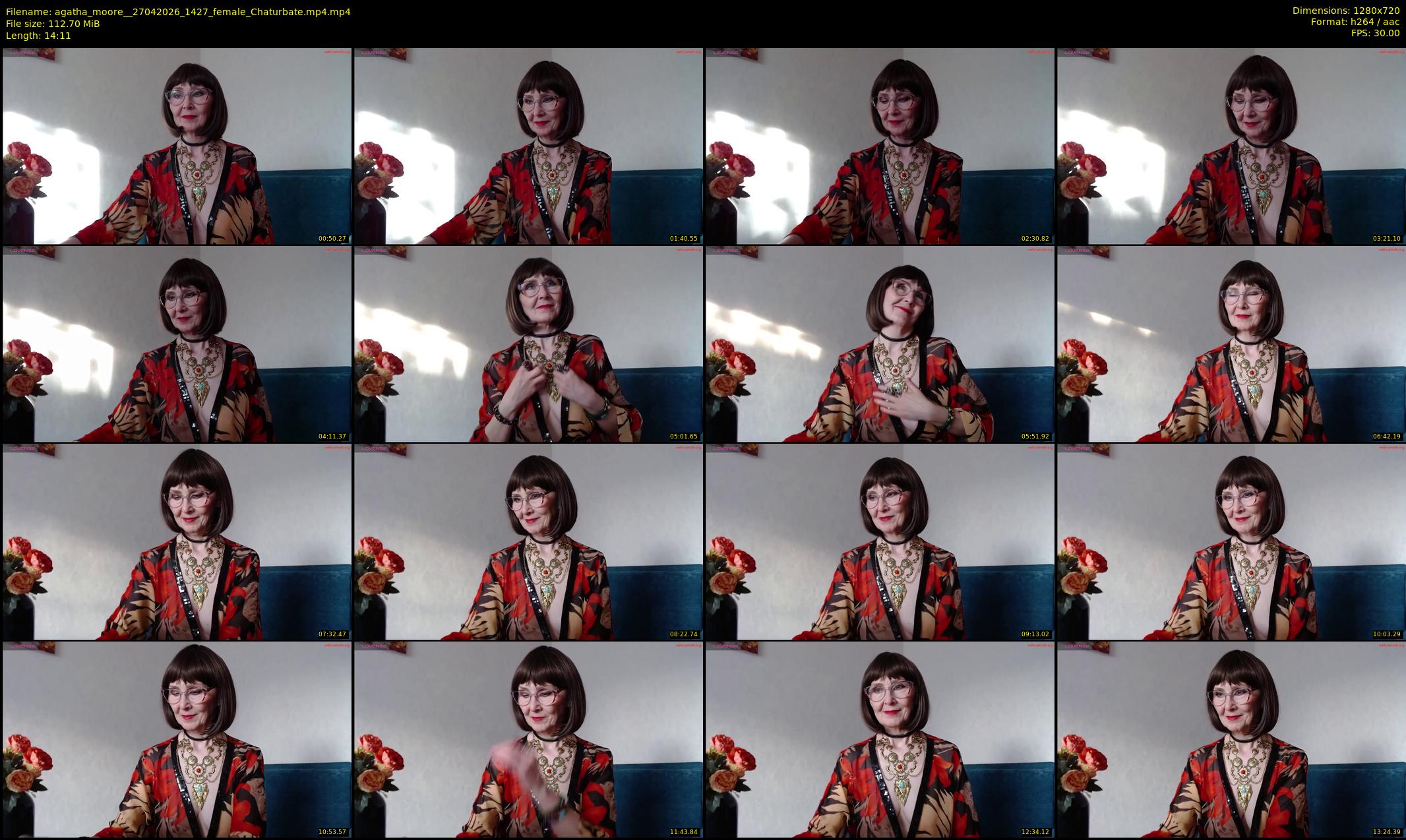 agatha_moore_ — 15 minute Chaturbate female cam show recording, 720p, Apr 27, 2026