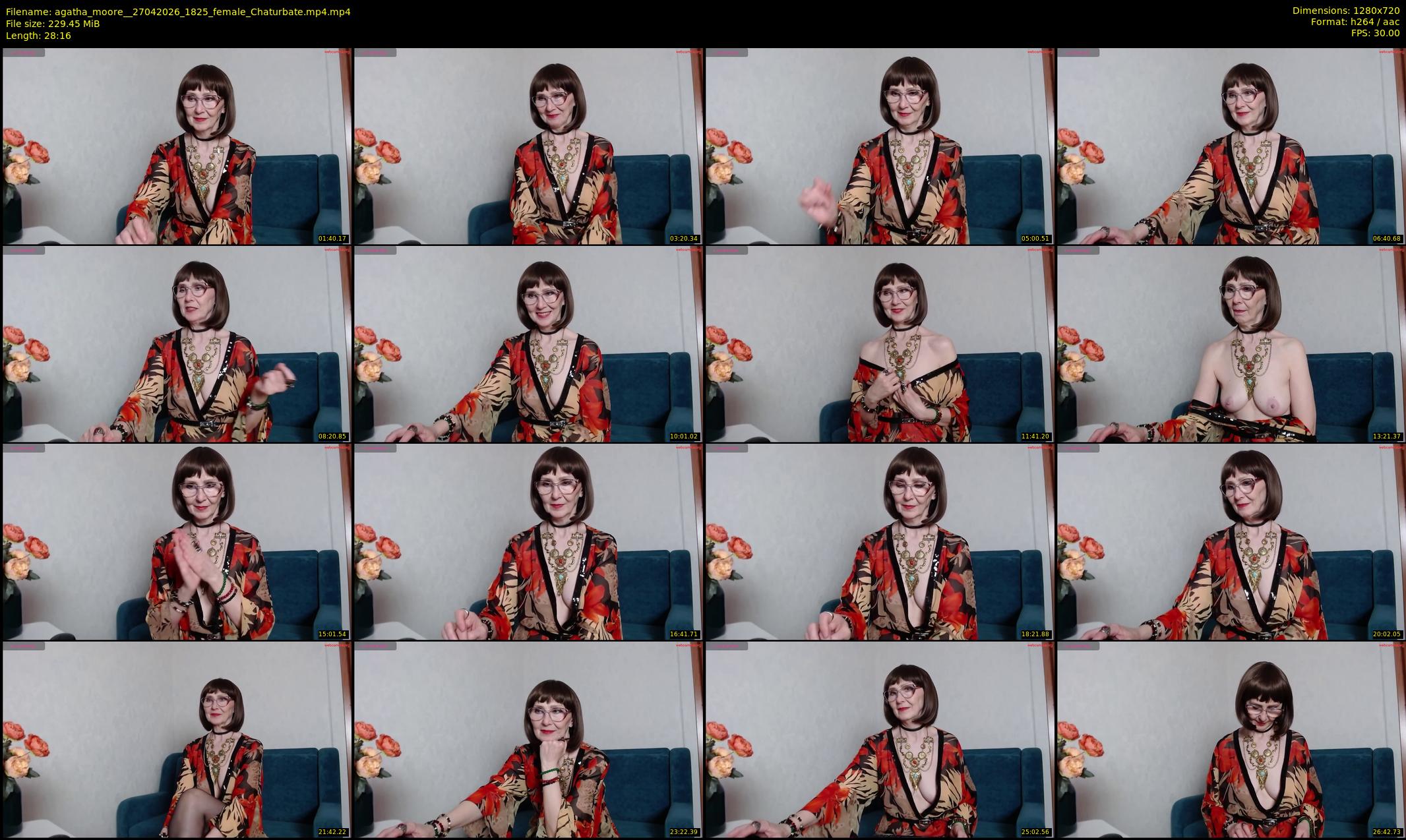 agatha_moore_ — 29 minute Chaturbate female cam show recording, 720p, Apr 27, 2026