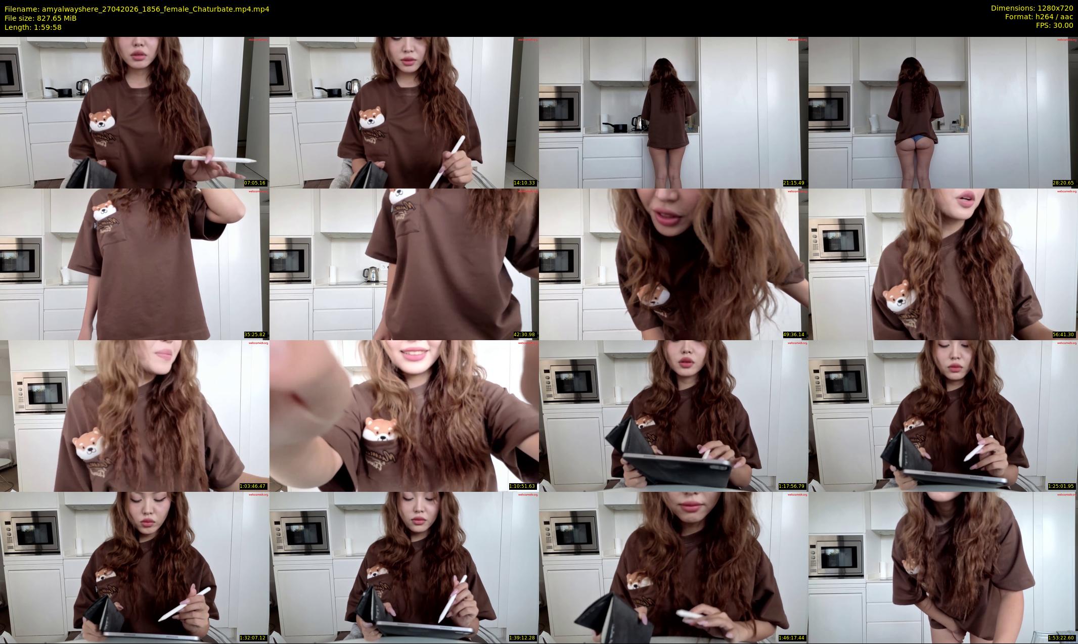 amyalwayshere — 120 minute Chaturbate female cam show recording, 720p, Apr 27, 2026