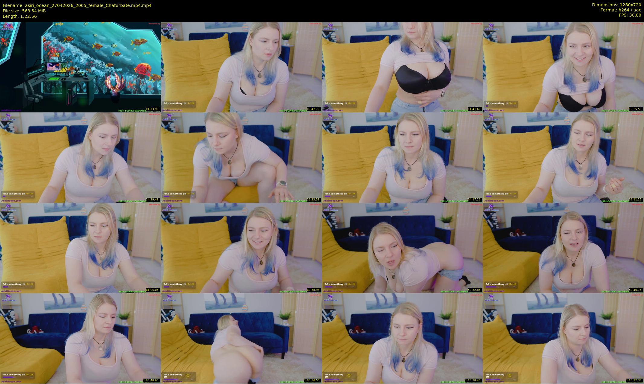 asiri_ocean — 83 minute Chaturbate female cam show recording, 720p, Apr 27, 2026