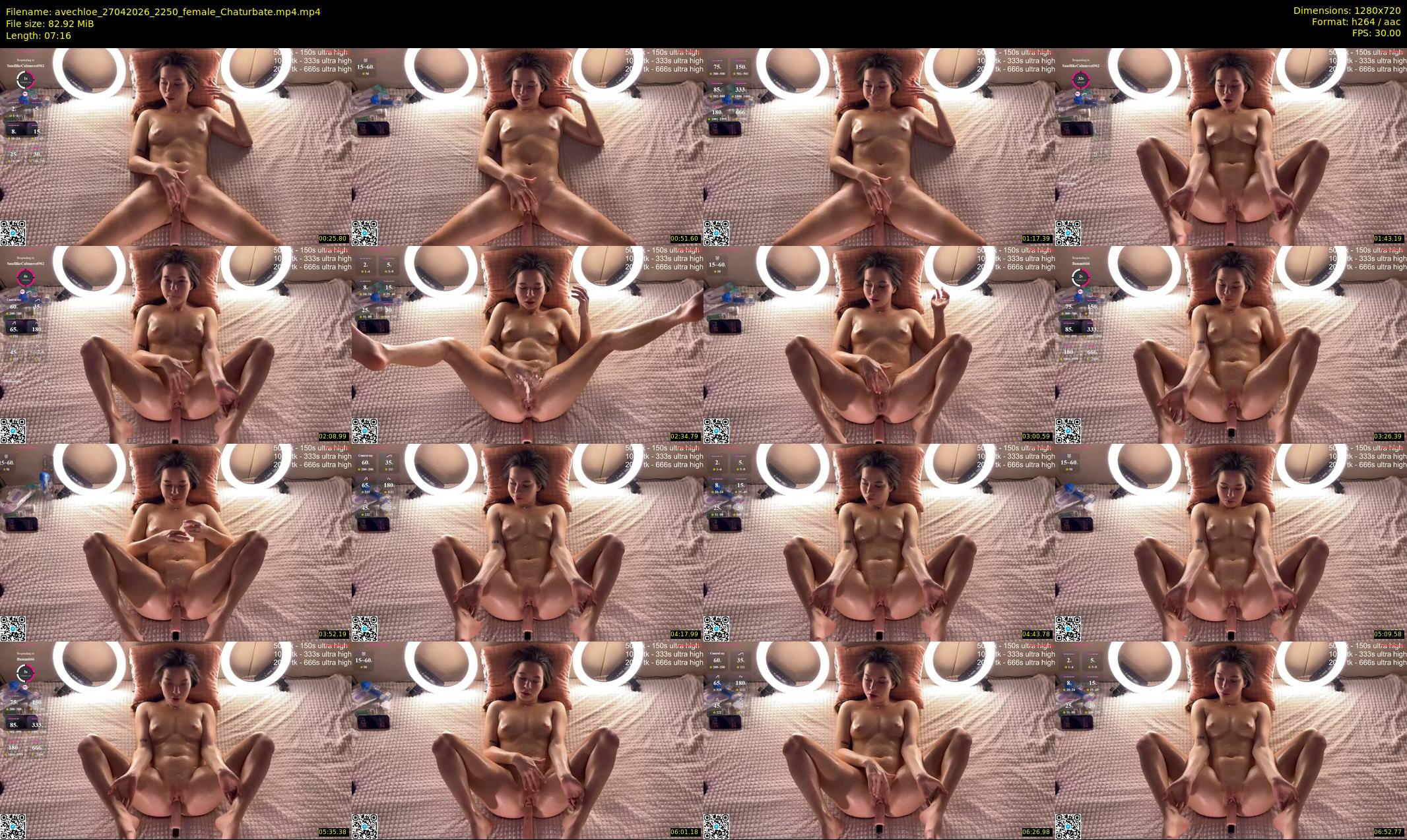 avechloe — 8 minute Chaturbate female cam show recording, 720p, Apr 27, 2026