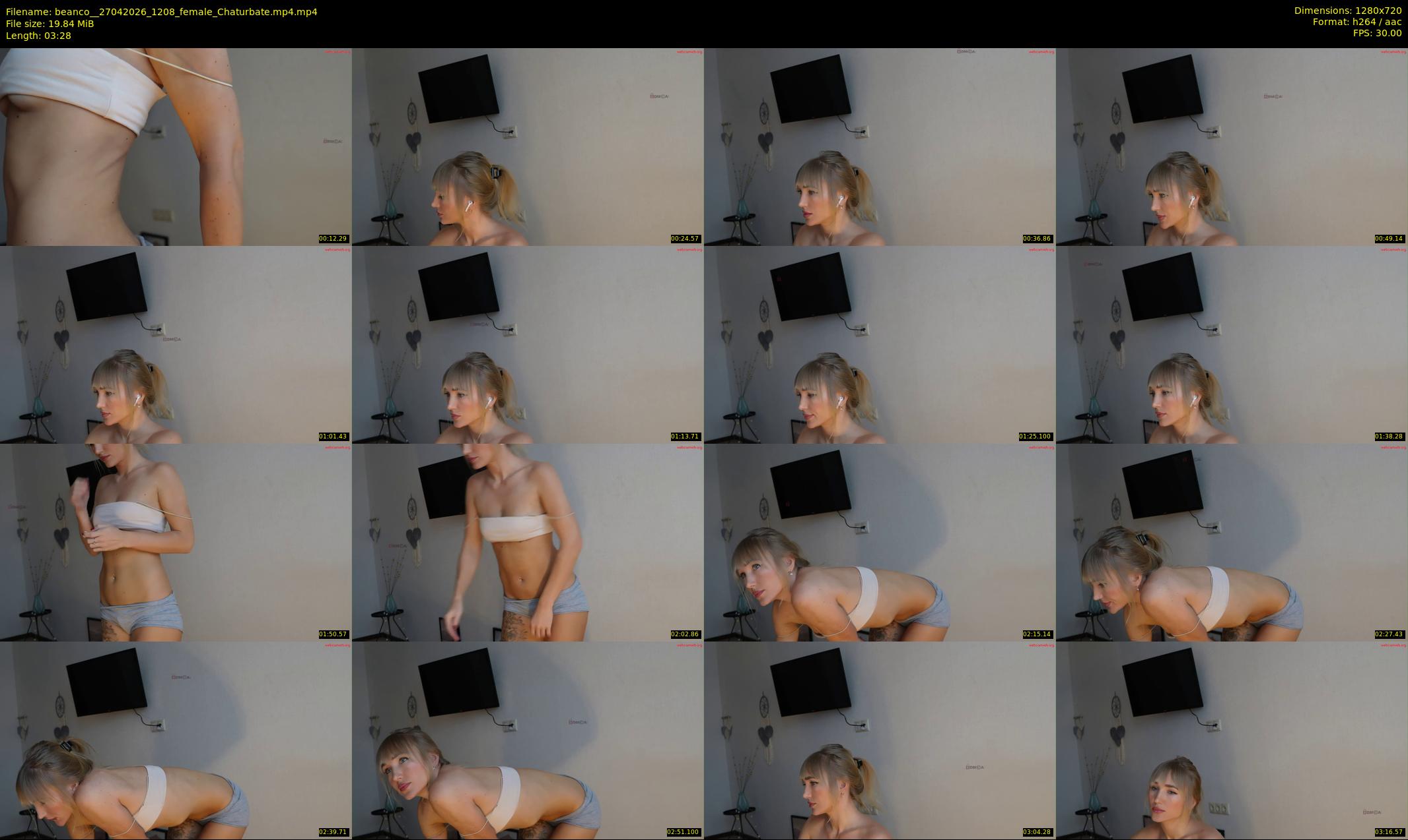beanco_ — 4 minute Chaturbate female cam show recording, 720p, Apr 27, 2026