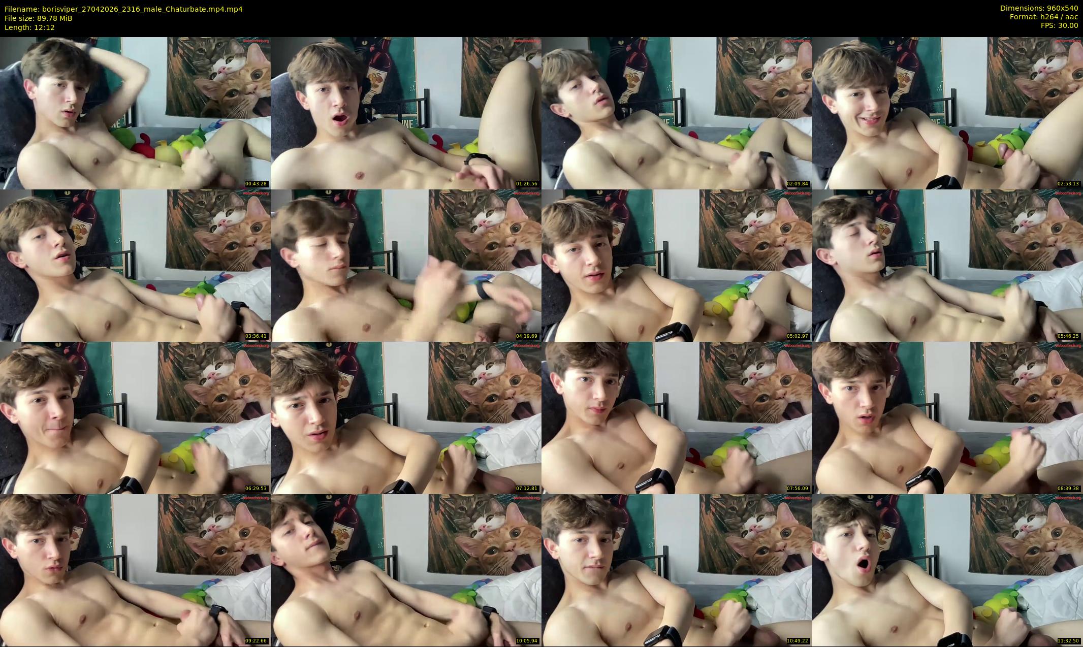 borisviper — 13 minute Chaturbate male cam show recording, 480p, Apr 27, 2026