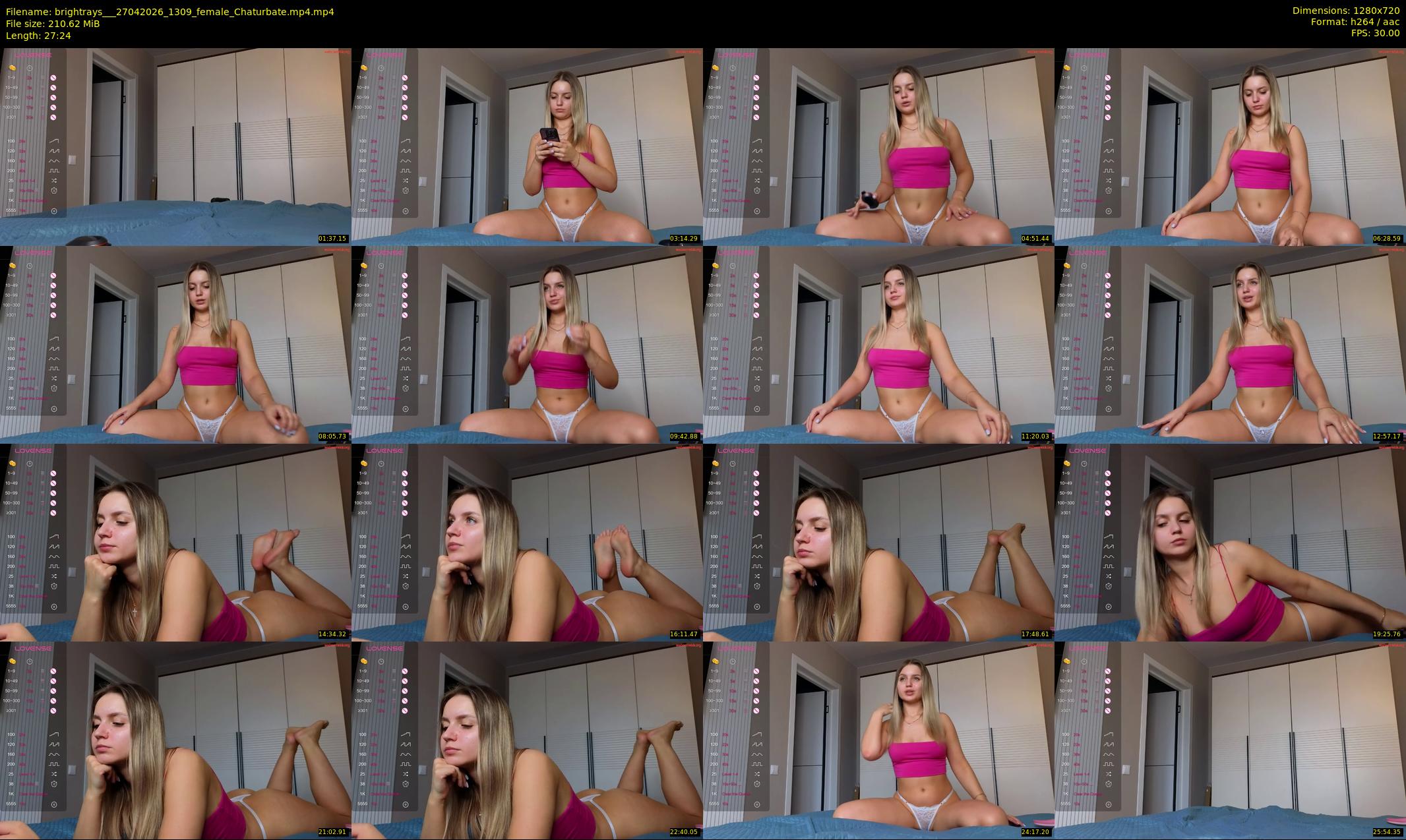 brightrays__ — 28 minute Chaturbate female cam show recording, 720p, Apr 27, 2026