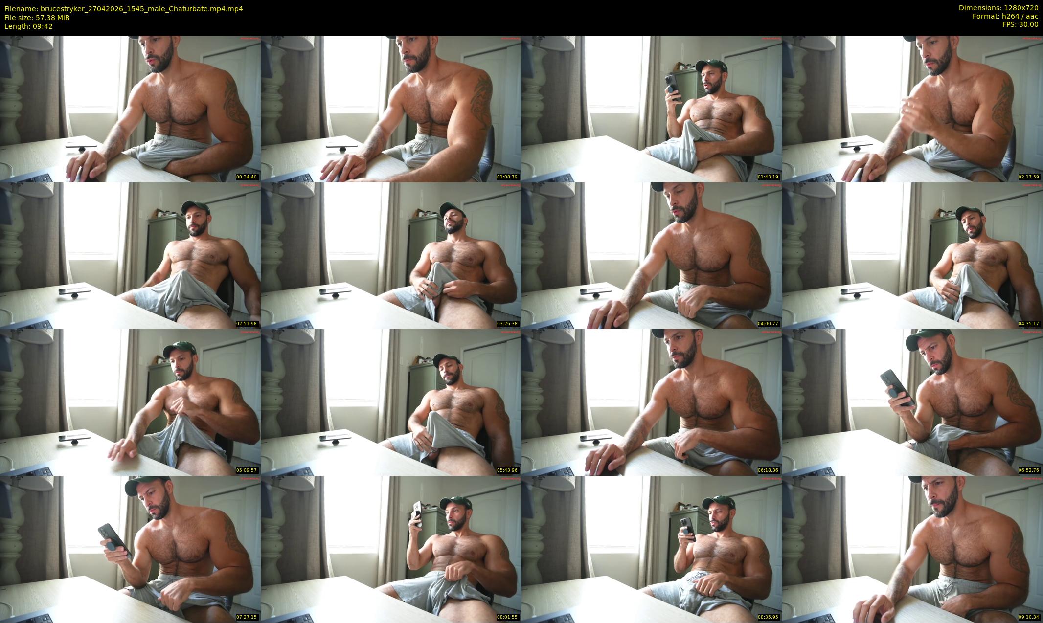 brucestryker — 10 minute Chaturbate male cam show recording, 720p, Apr 27, 2026