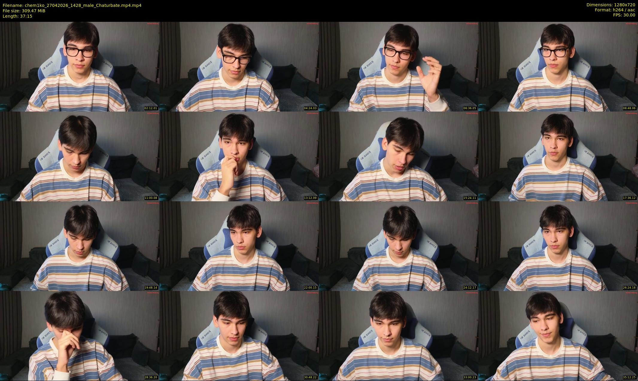 chem1ko — 38 minute Chaturbate male cam show recording, 720p, Apr 27, 2026