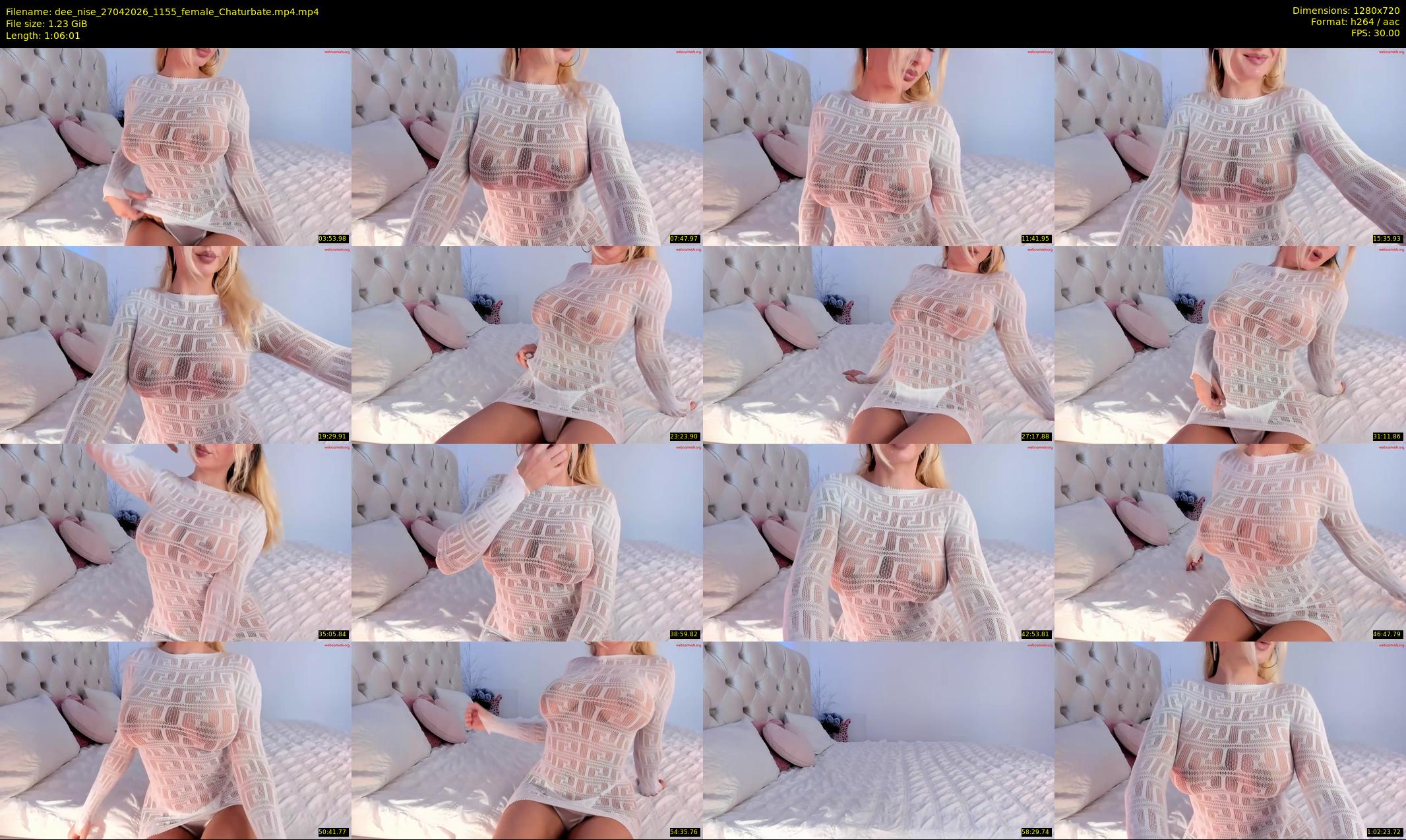 dee_nise — 67 minute Chaturbate female cam show recording, 720p, Apr 27, 2026