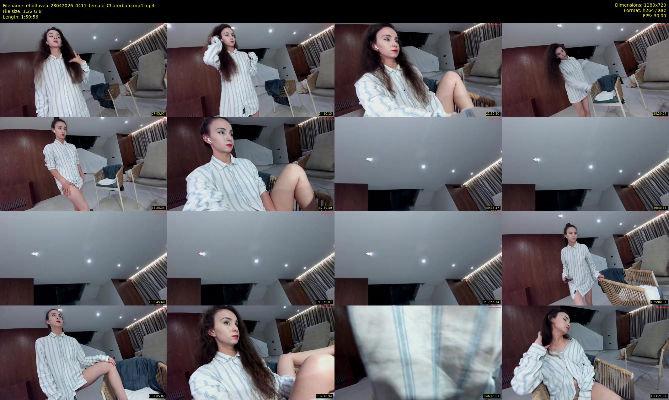 ehotlovea — 120 minute Chaturbate female cam show recording, 720p, Apr 28, 2026