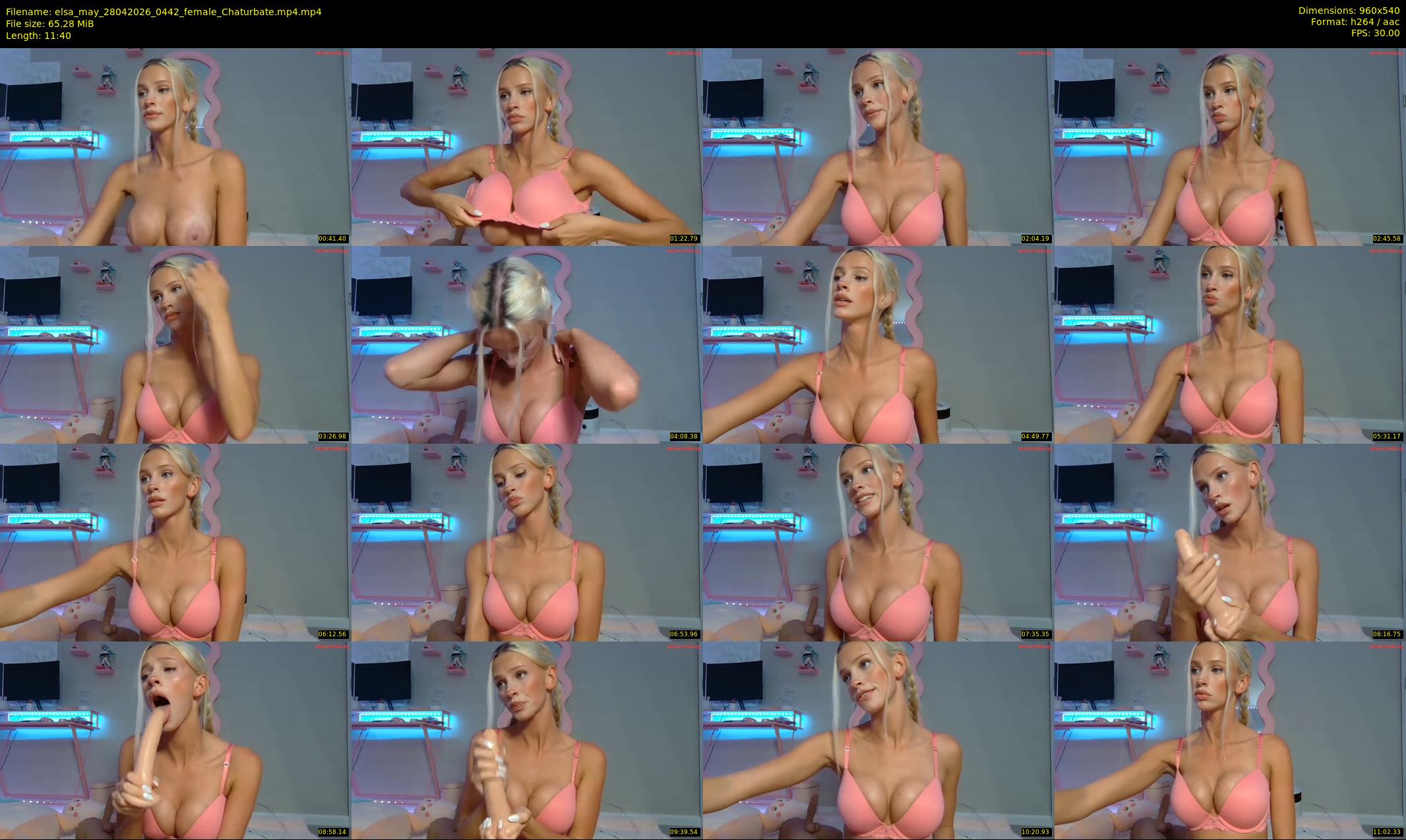 elsa_may — 12 minute Chaturbate female cam show recording, 480p, Apr 28, 2026