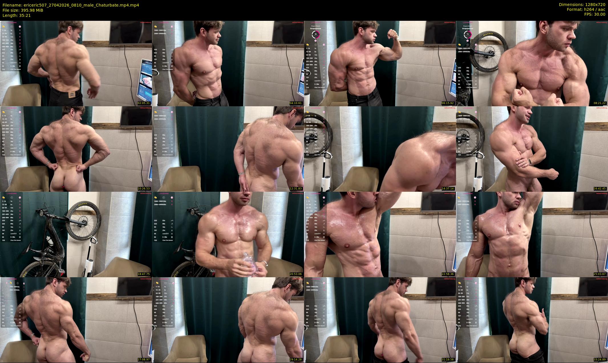 ericeric507 — 36 minute Chaturbate male cam show recording, 720p, Apr 27, 2026