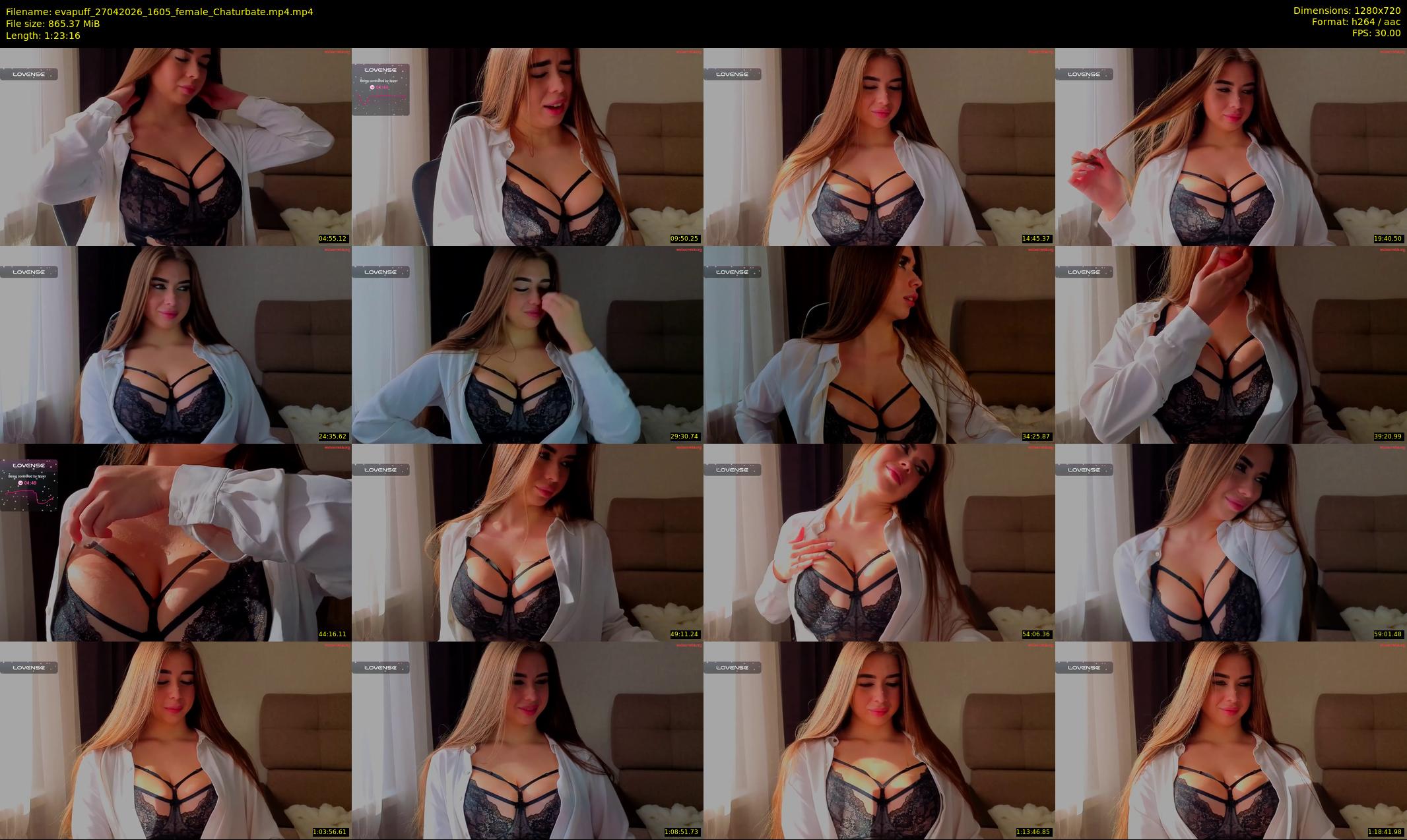 evapuff — 84 minute Chaturbate female cam show recording, 720p, Apr 27, 2026