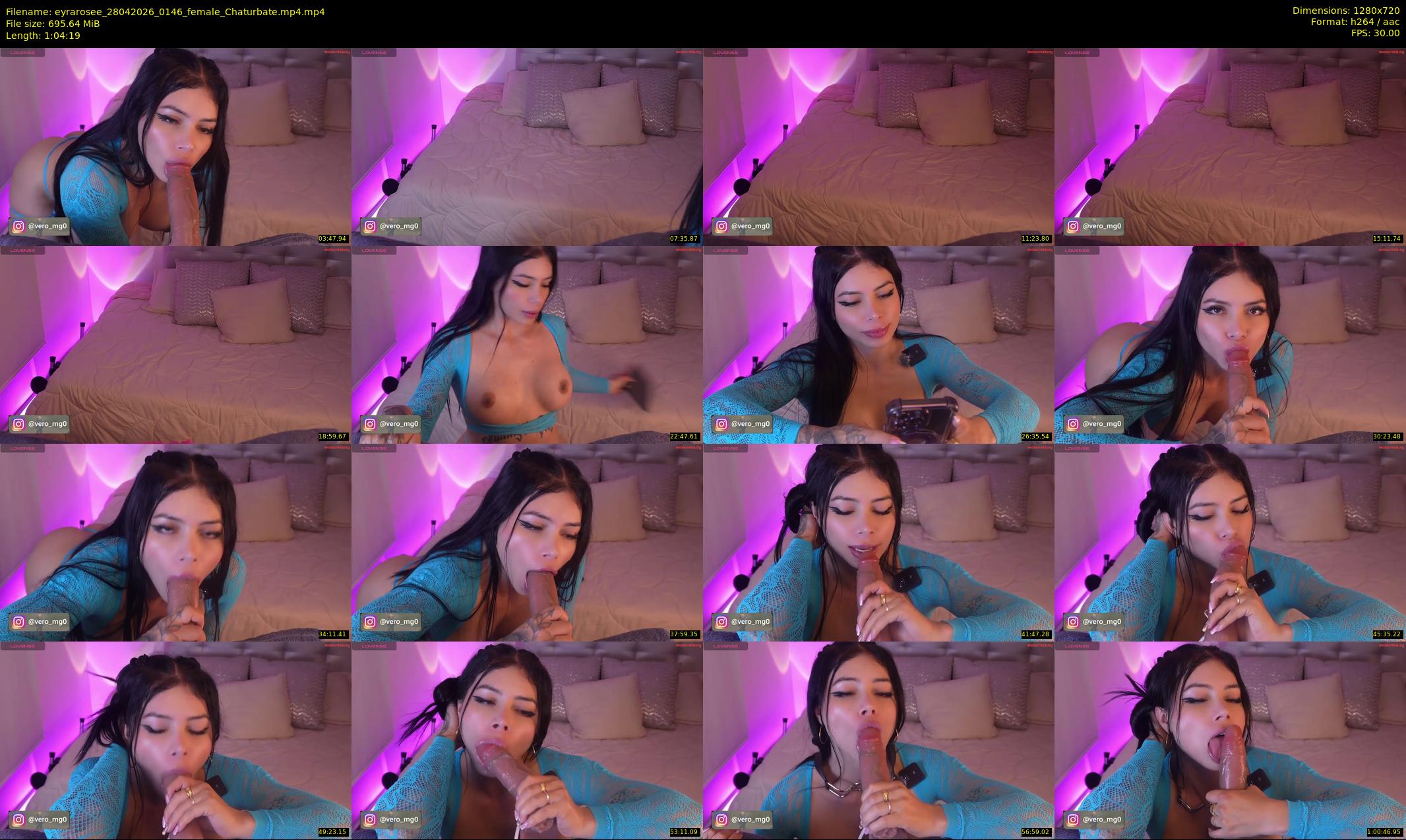 eyrarosee — 65 minute Chaturbate female cam show recording, 720p, Apr 28, 2026