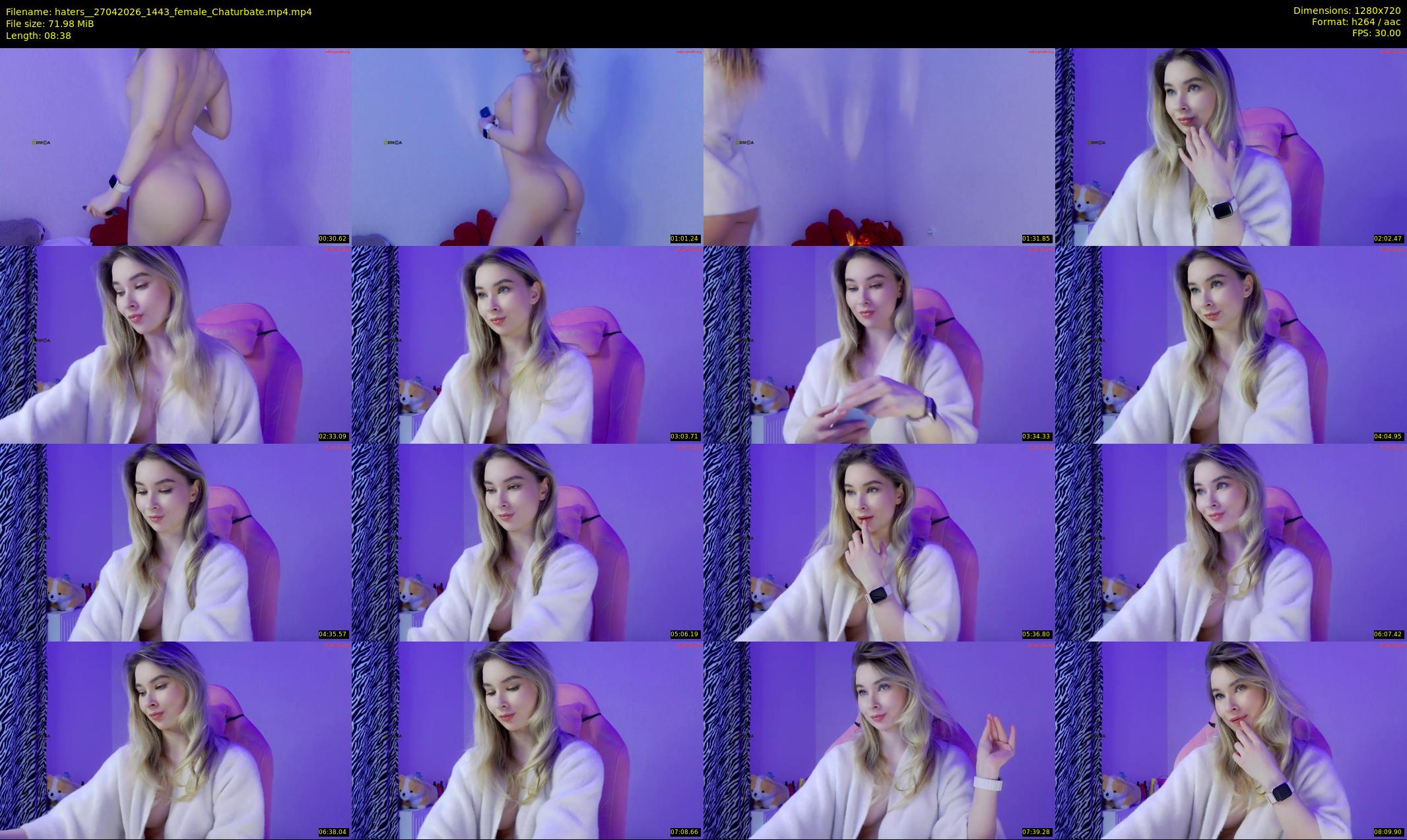 haters_ — 9 minute Chaturbate female cam show recording, 720p, Apr 27, 2026