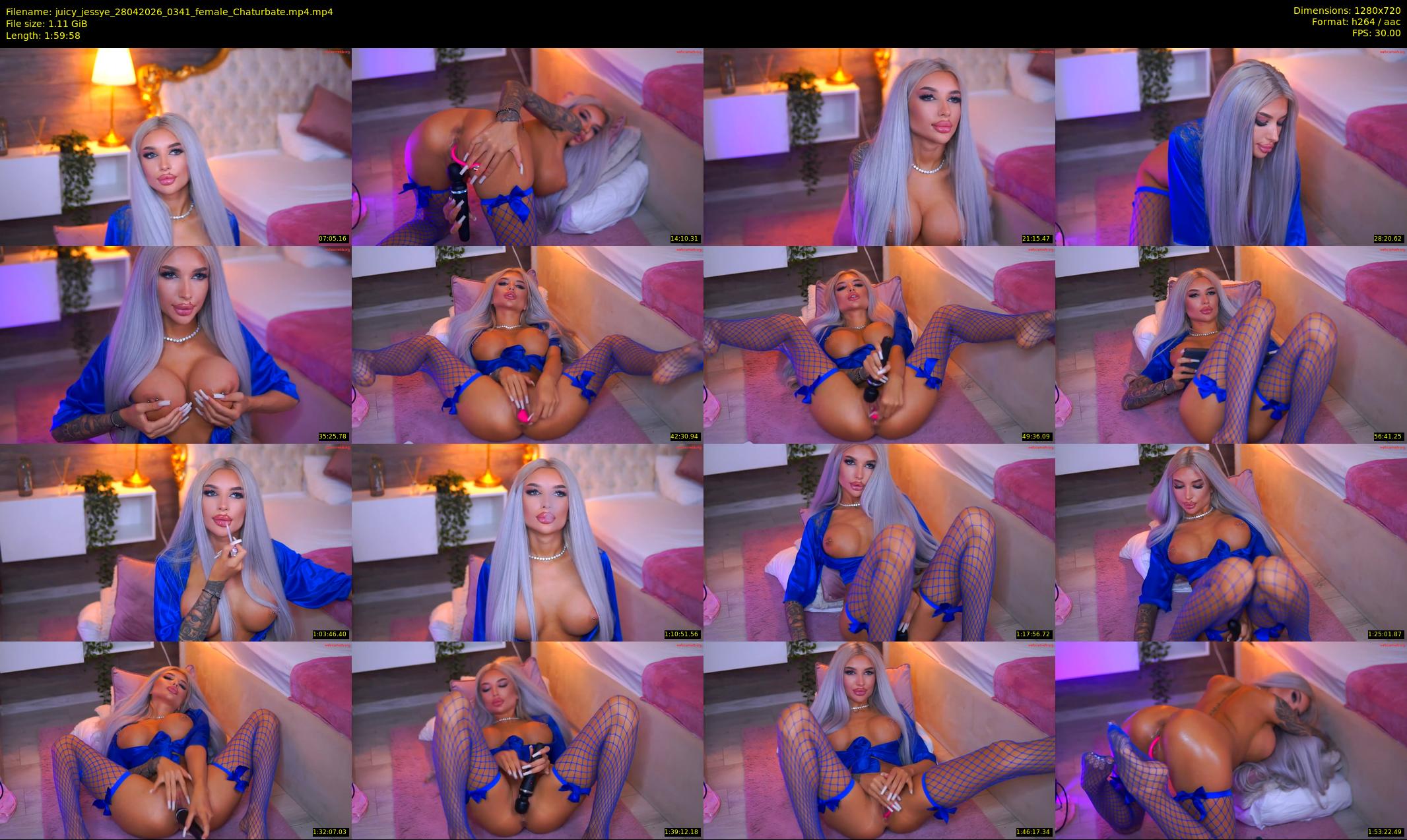 juicy_jessye — 120 minute Chaturbate female cam show recording, 720p, Apr 28, 2026