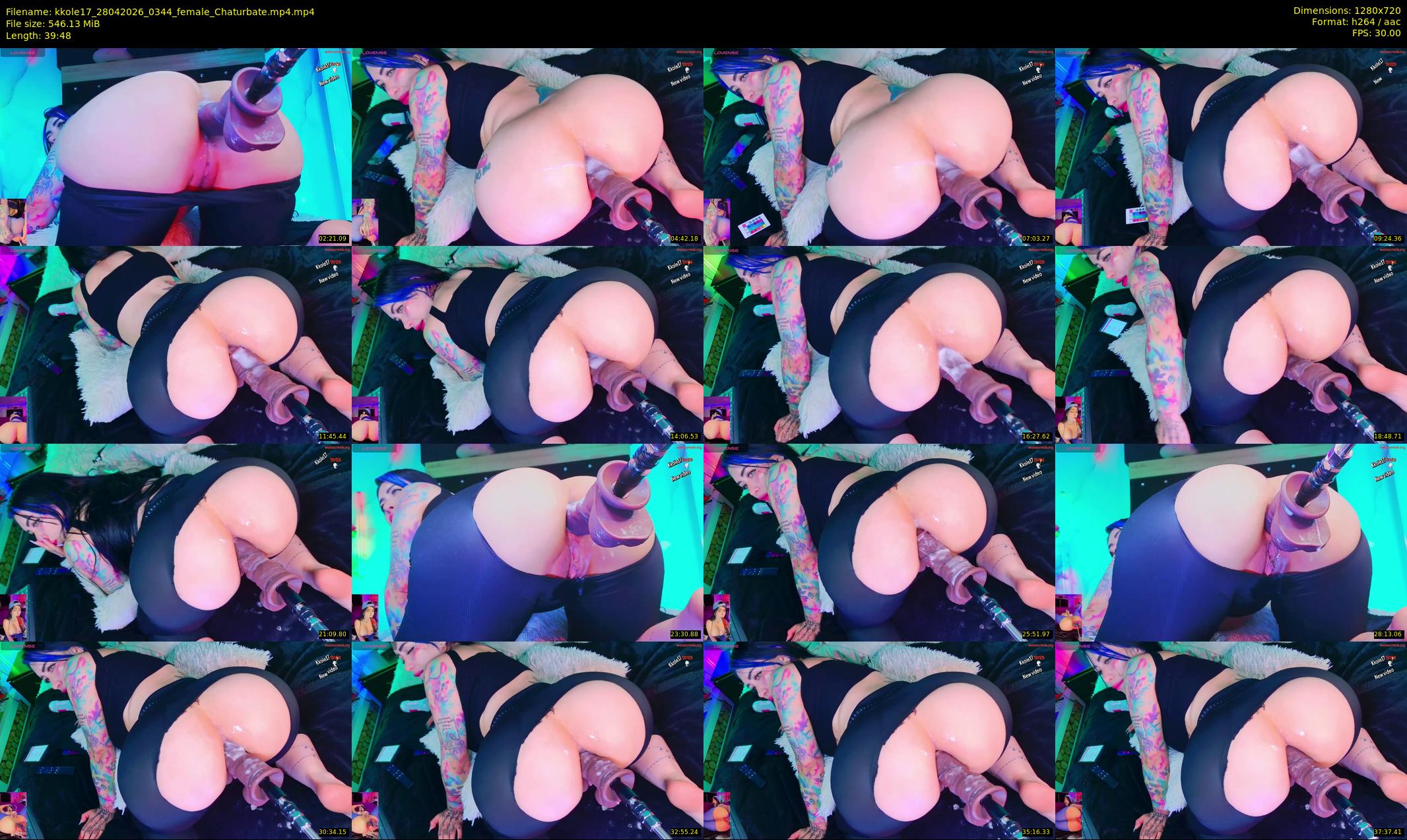 kkole17 — 40 minute Chaturbate female cam show recording, 720p, Apr 28, 2026