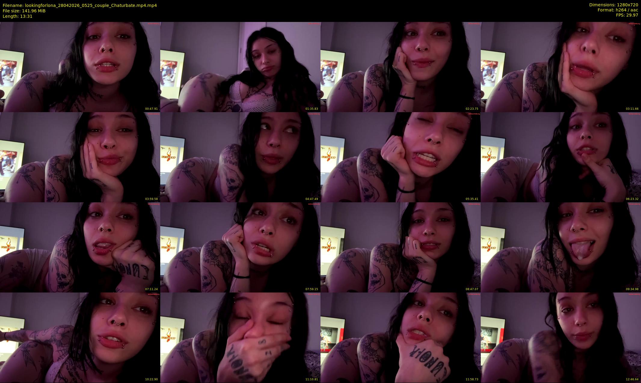 lookingforlona — 14 minute Chaturbate female cam show recording, 720p, Apr 28, 2026