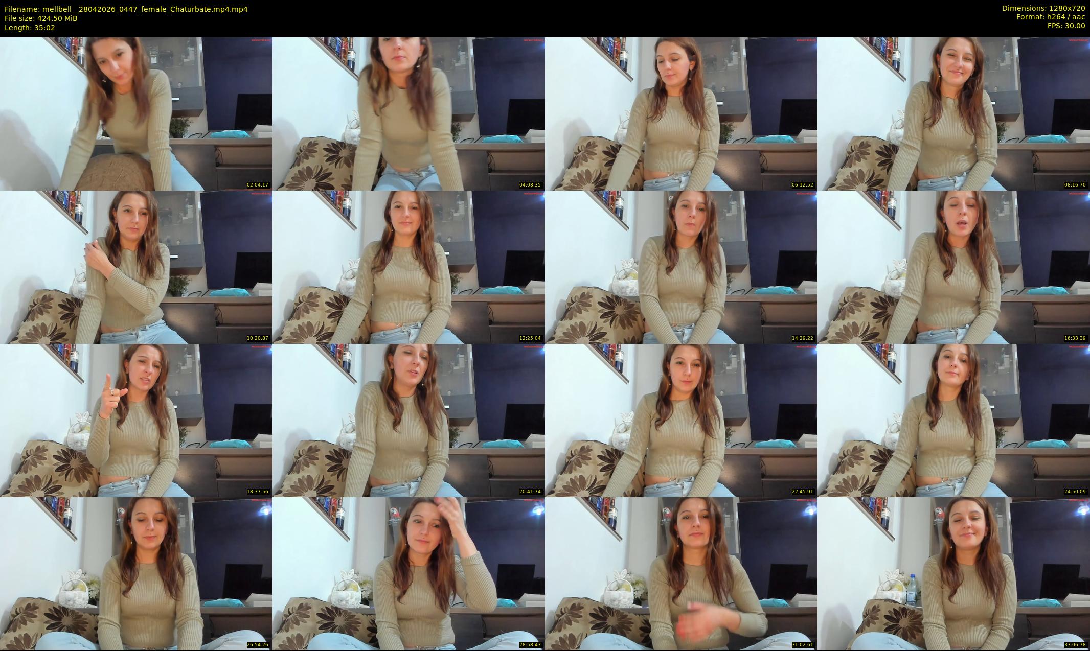 mellbell_ — 36 minute Chaturbate female cam show recording, 720p, Apr 28, 2026