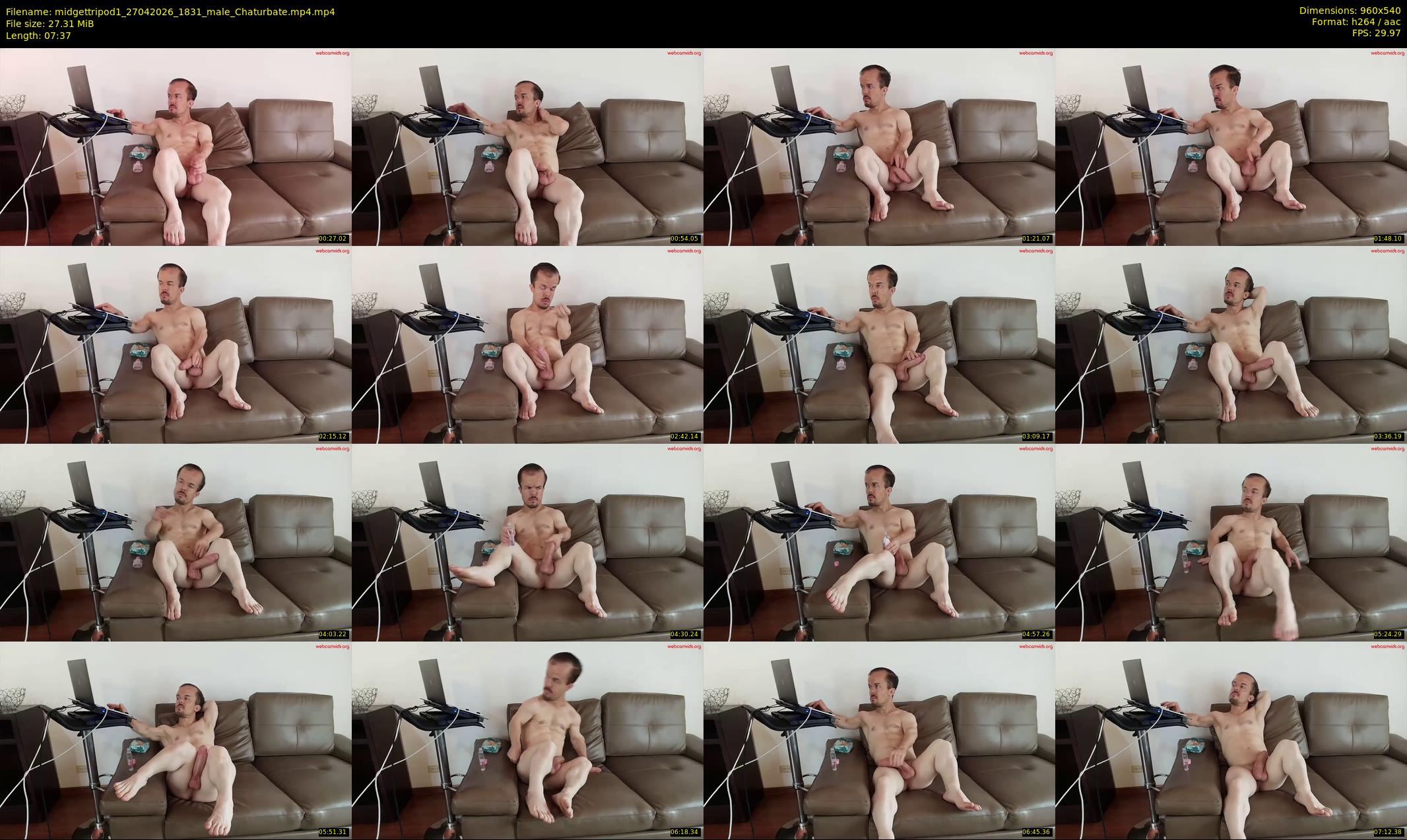 midgettripod1 — 8 minute Chaturbate male cam show recording, 480p, Apr 27, 2026