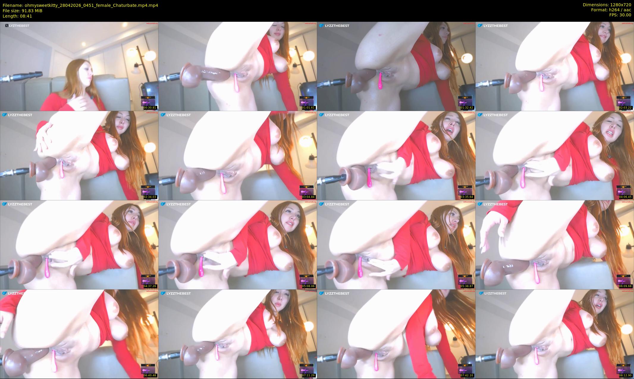 ohmysweetkitty — 9 minute Chaturbate female cam show recording, 720p, Apr 28, 2026