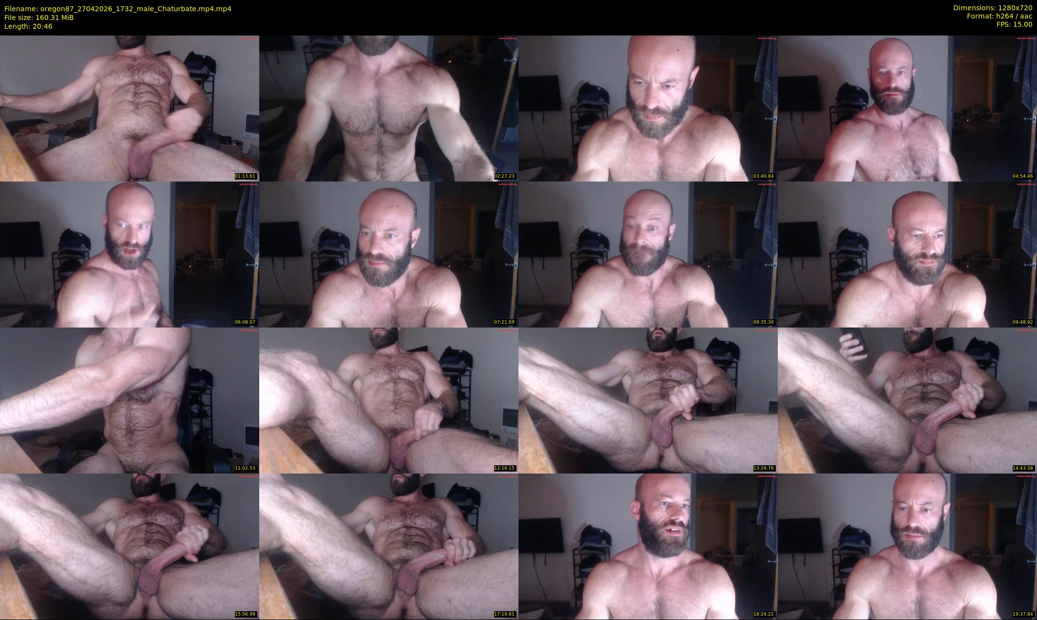 oregon87 — 21 minute Chaturbate male cam show recording, 720p, Apr 27, 2026