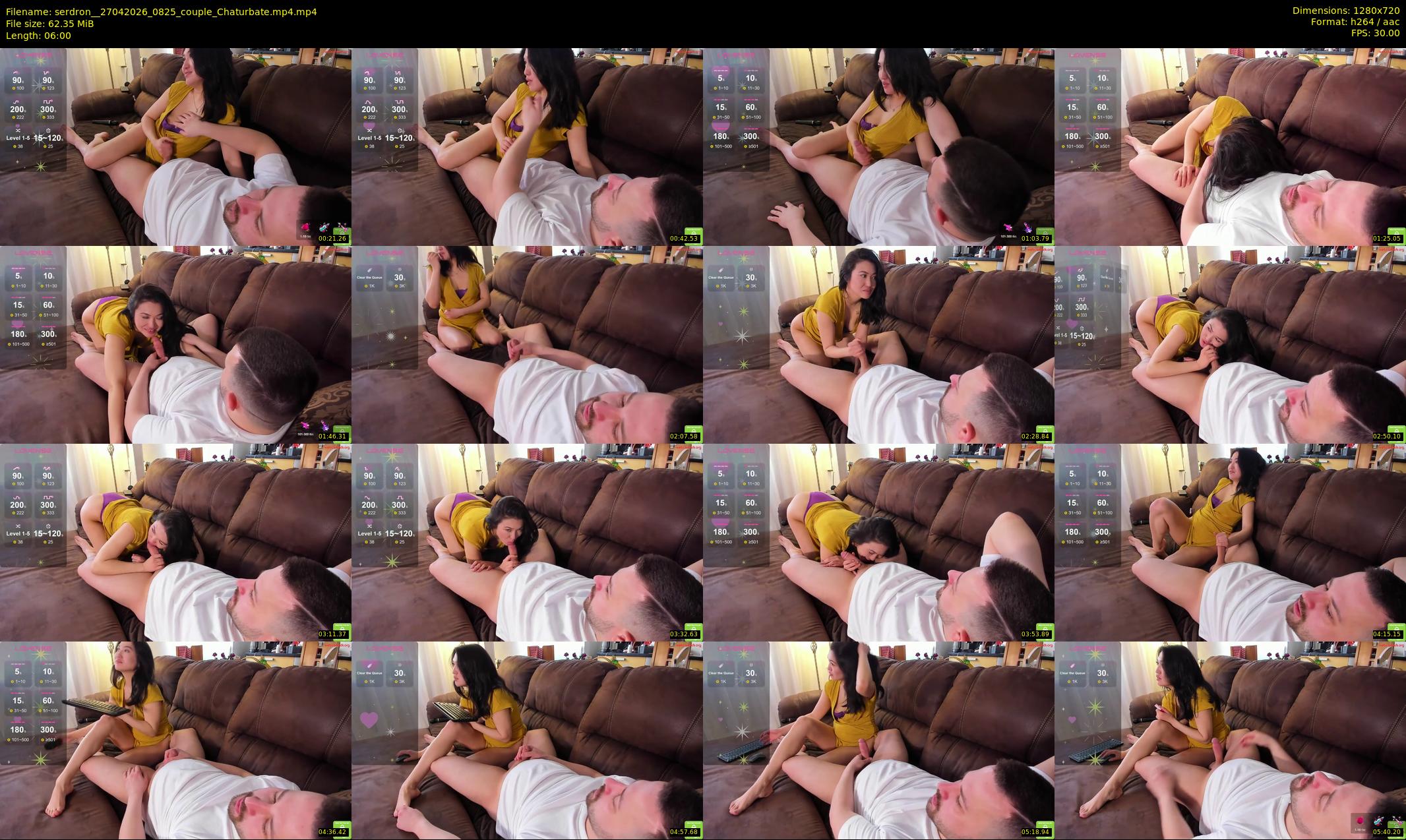 serdron_ — 6 minute Chaturbate couple cam show recording, 720p, Apr 27, 2026
