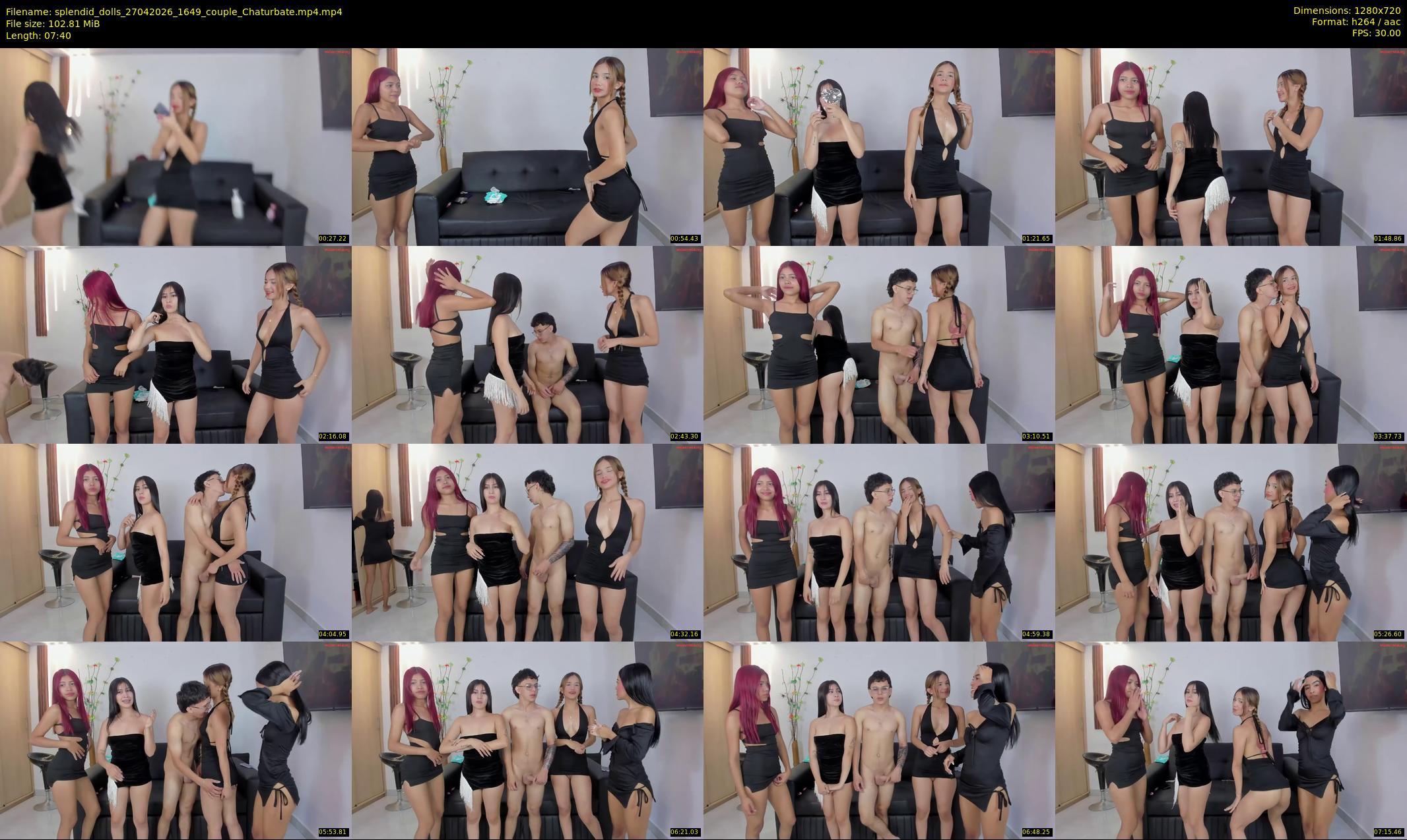 splendid_dolls — 8 minute Chaturbate couple cam show recording, 720p, Apr 27, 2026