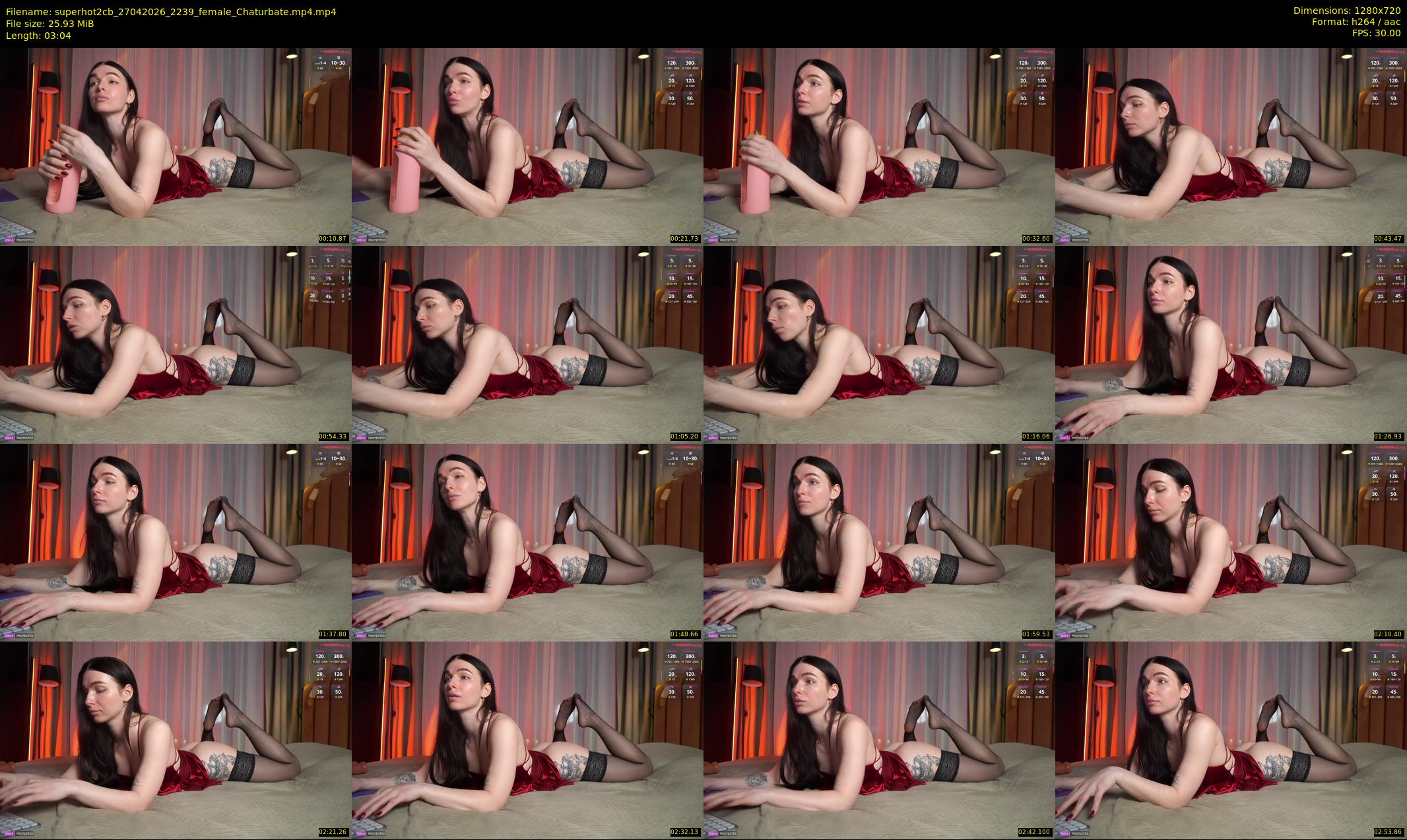 superhot2cb — 4 minute Chaturbate female cam show recording, 720p, Apr 27, 2026