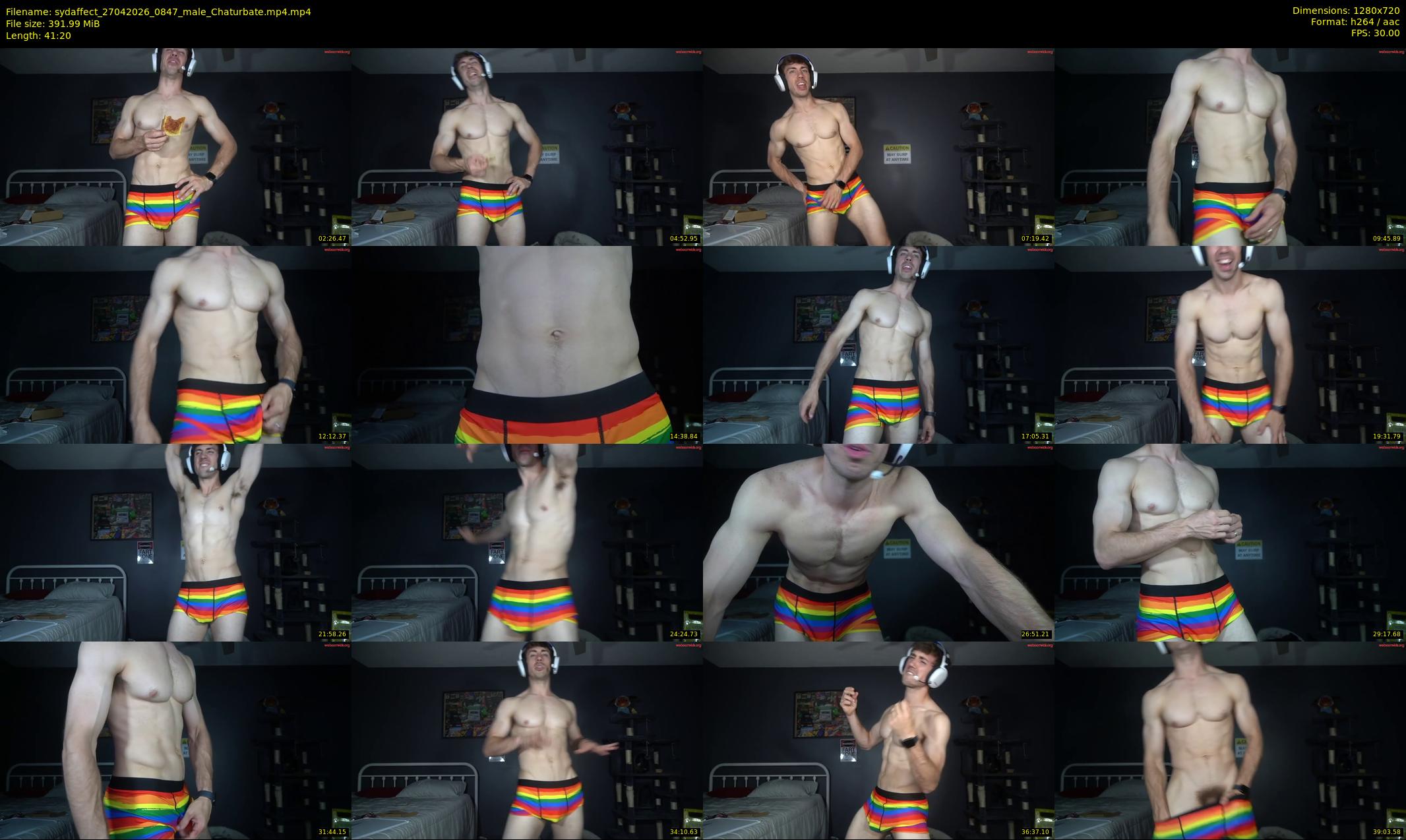 sydaffect — 42 minute Chaturbate male cam show recording, 720p, Apr 27, 2026