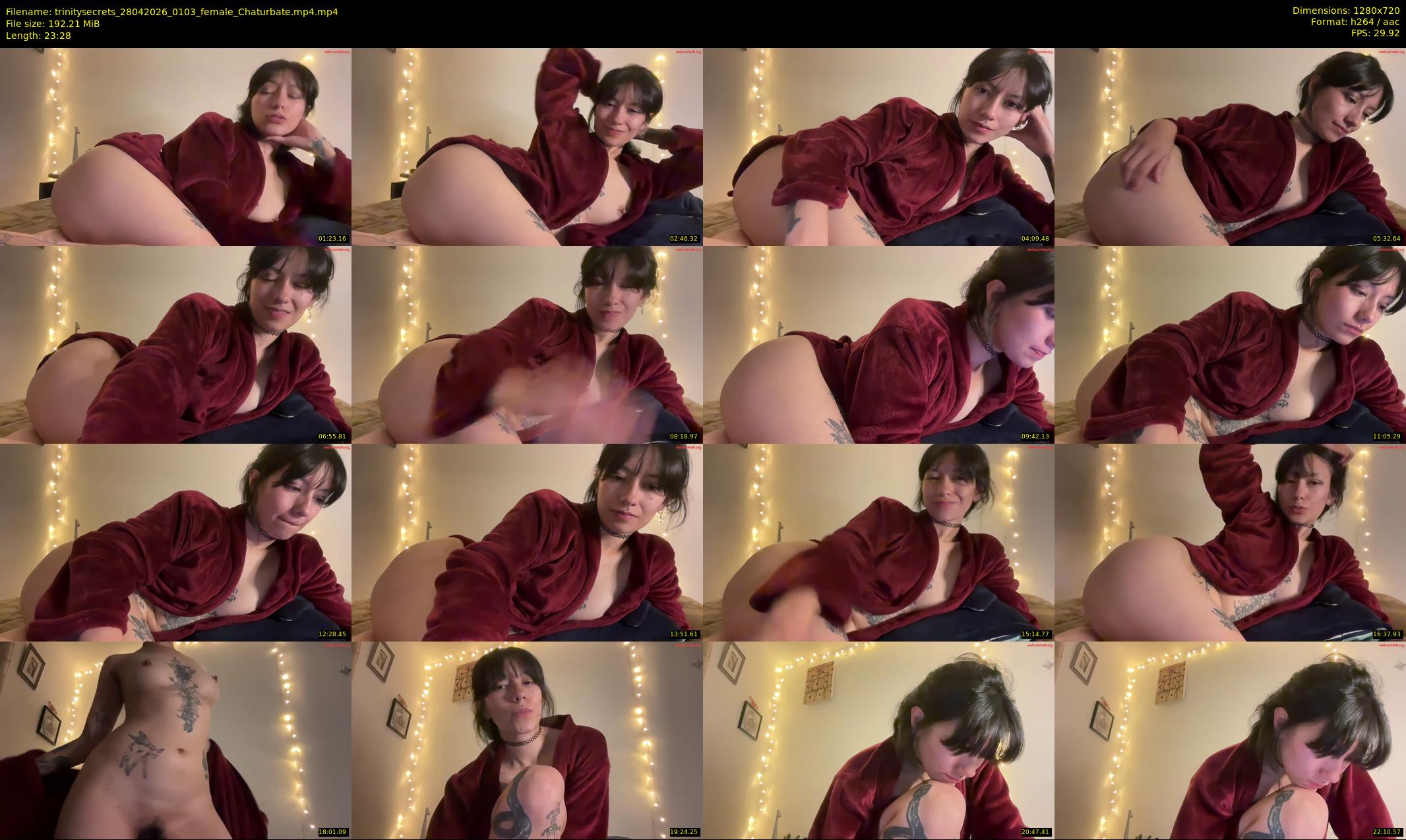 trinitysecrets — 24 minute Chaturbate female cam show recording, 720p, Apr 28, 2026