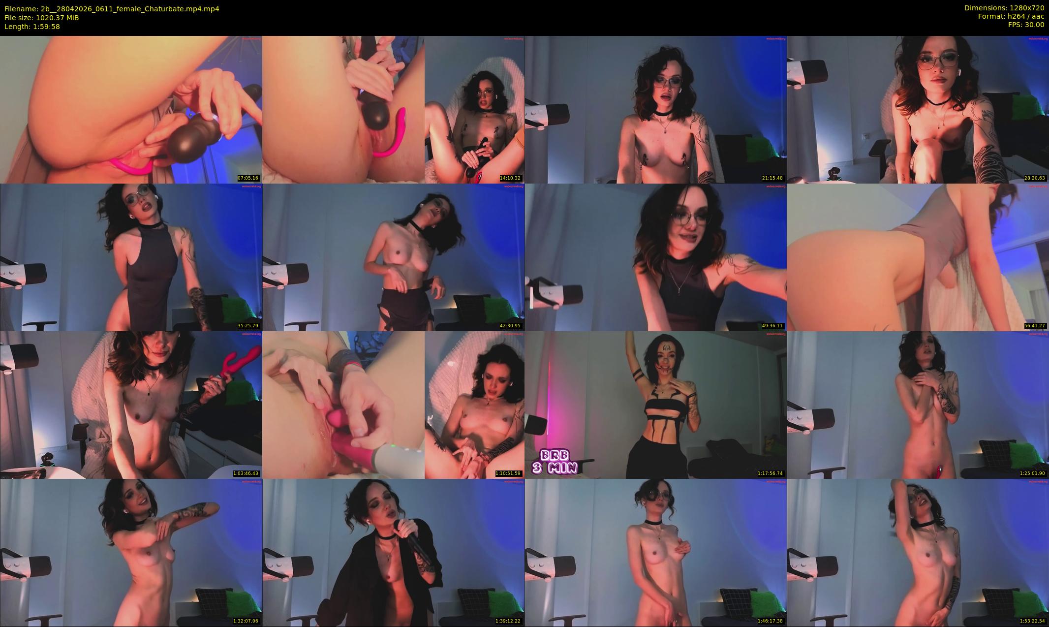 2b_ — 120 minute Chaturbate female cam show recording, 720p, Apr 28, 2026