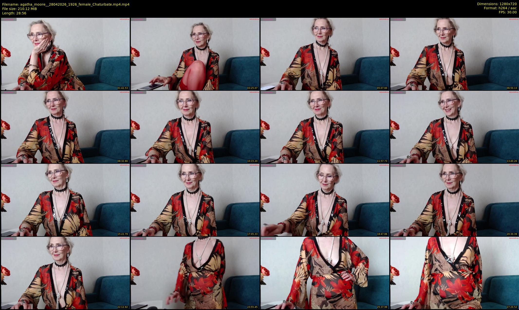 agatha_moore_ — 29 minute Chaturbate female cam show recording, 720p, Apr 28, 2026