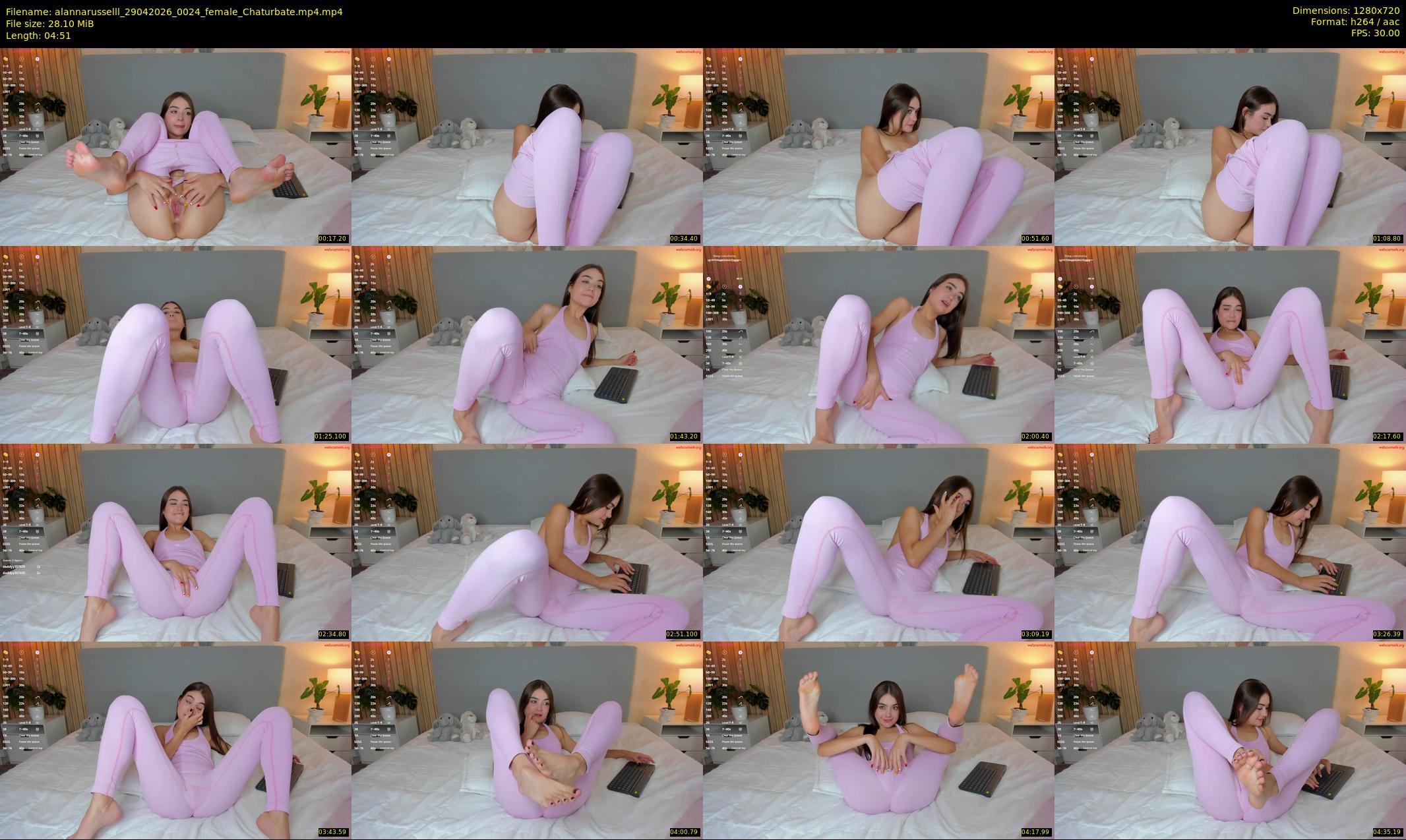 alannarusselll — 5 minute Chaturbate female cam show recording, 720p, Apr 29, 2026