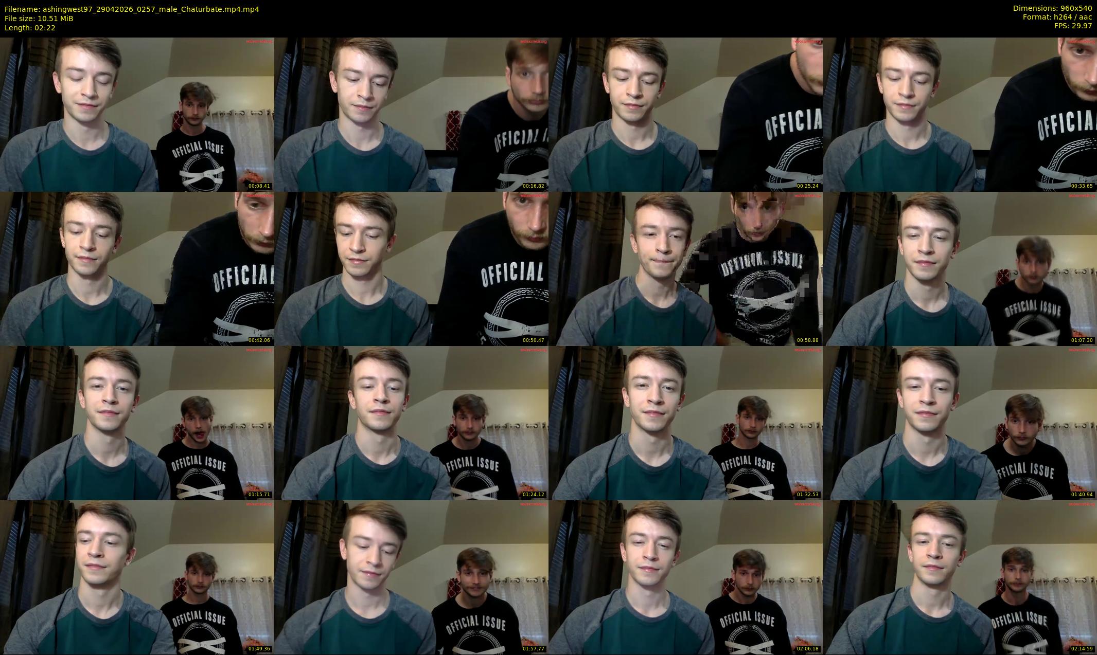 ashingwest97 — 3 minute Chaturbate male cam show recording, 480p, Apr 29, 2026
