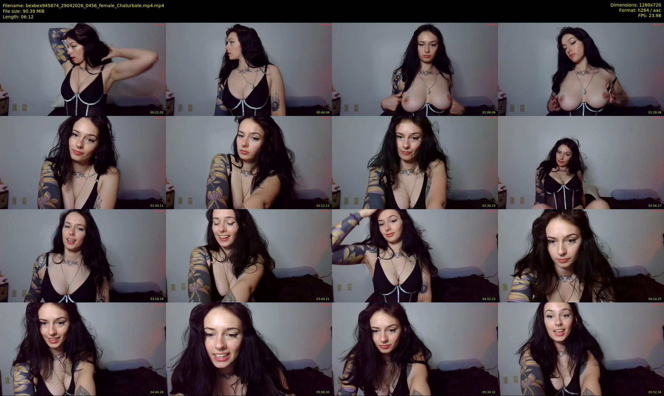 bexbex945874 — 7 minute Chaturbate female cam show recording, 720p, Apr 29, 2026