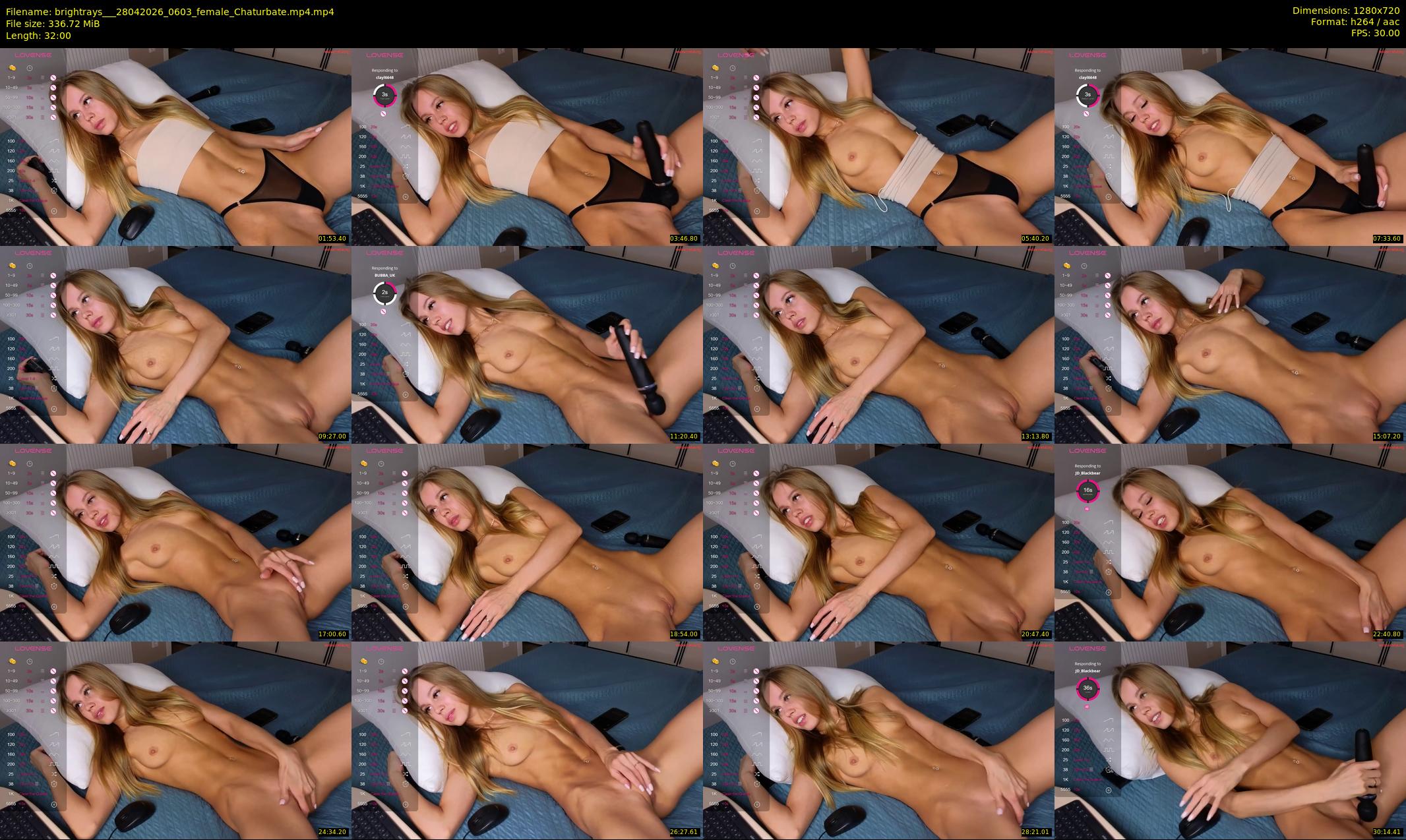 brightrays__ — 32 minute Chaturbate female cam show recording, 720p, Apr 28, 2026