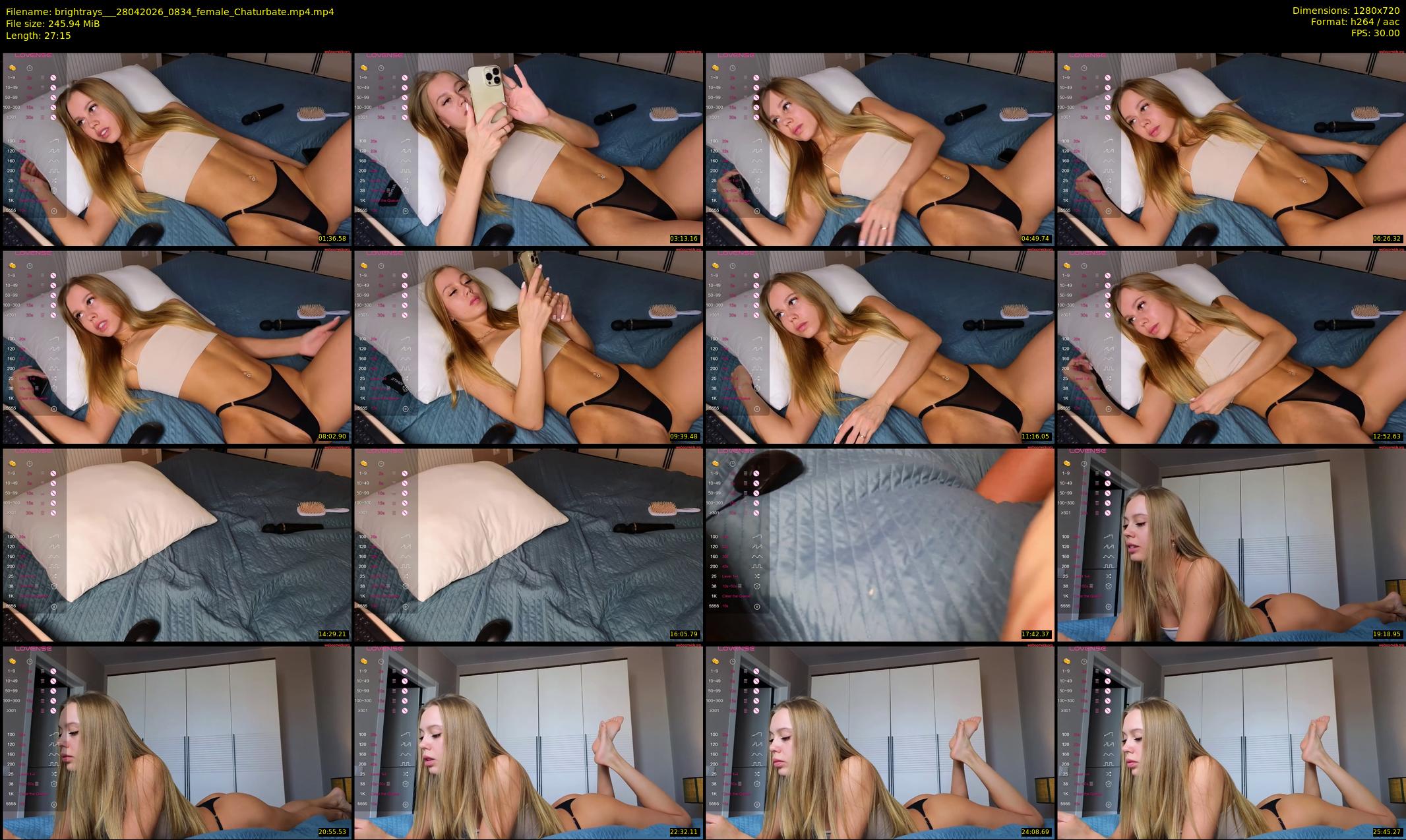 brightrays__ — 28 minute Chaturbate female cam show recording, 720p, Apr 28, 2026