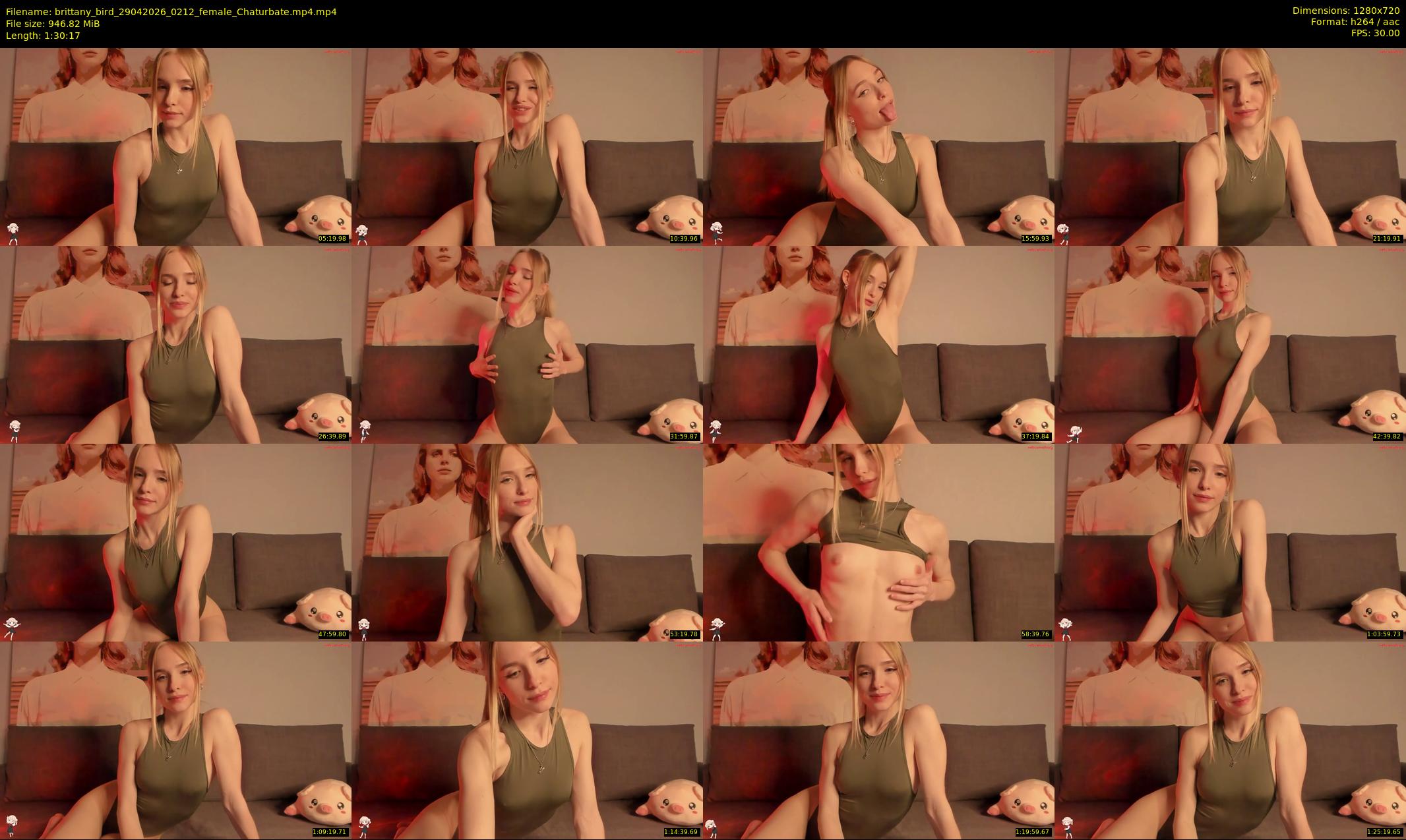 brittany_bird — 91 minute Chaturbate female cam show recording, 720p, Apr 29, 2026