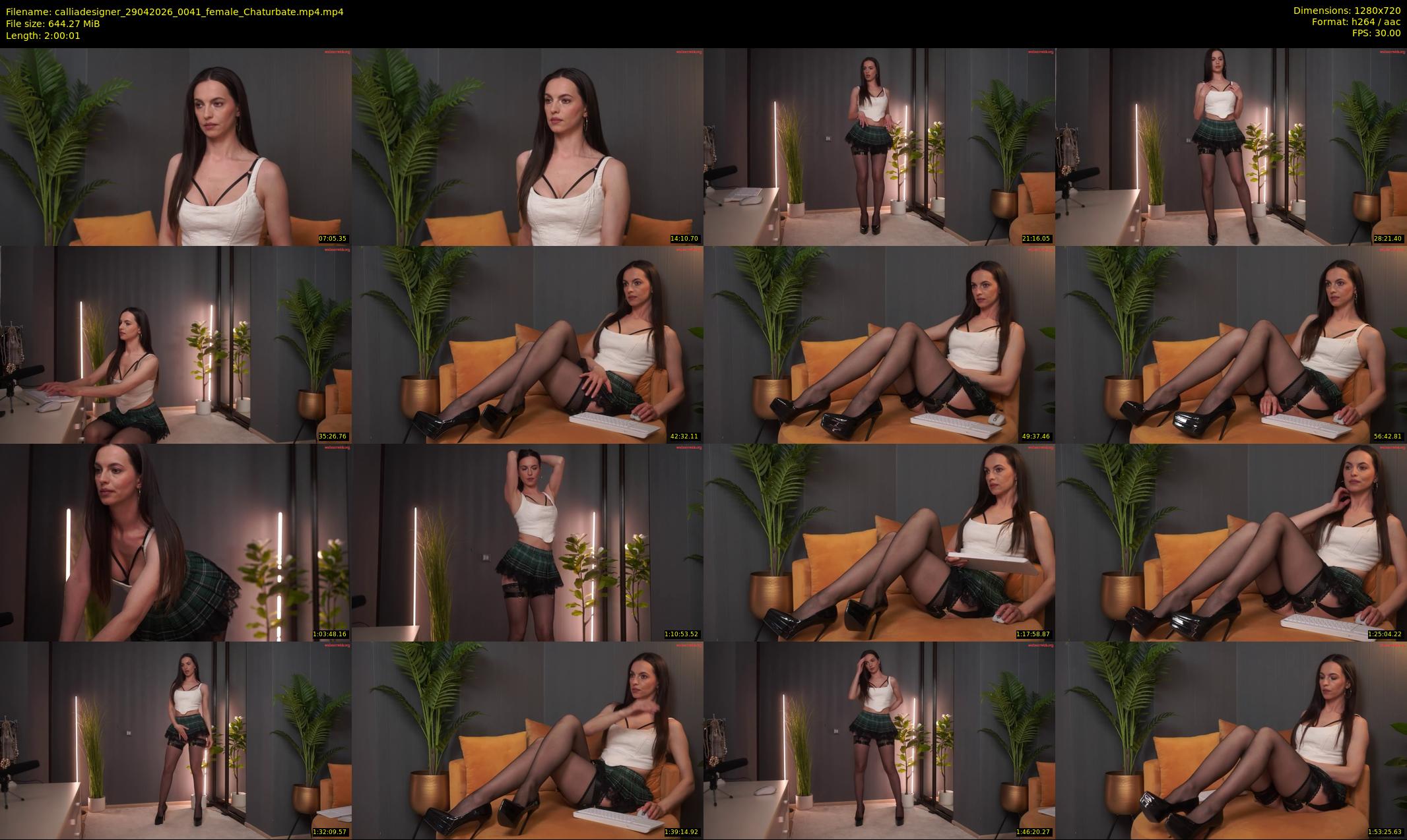 calliadesigner — 121 minute Chaturbate female cam show recording, 720p, Apr 29, 2026