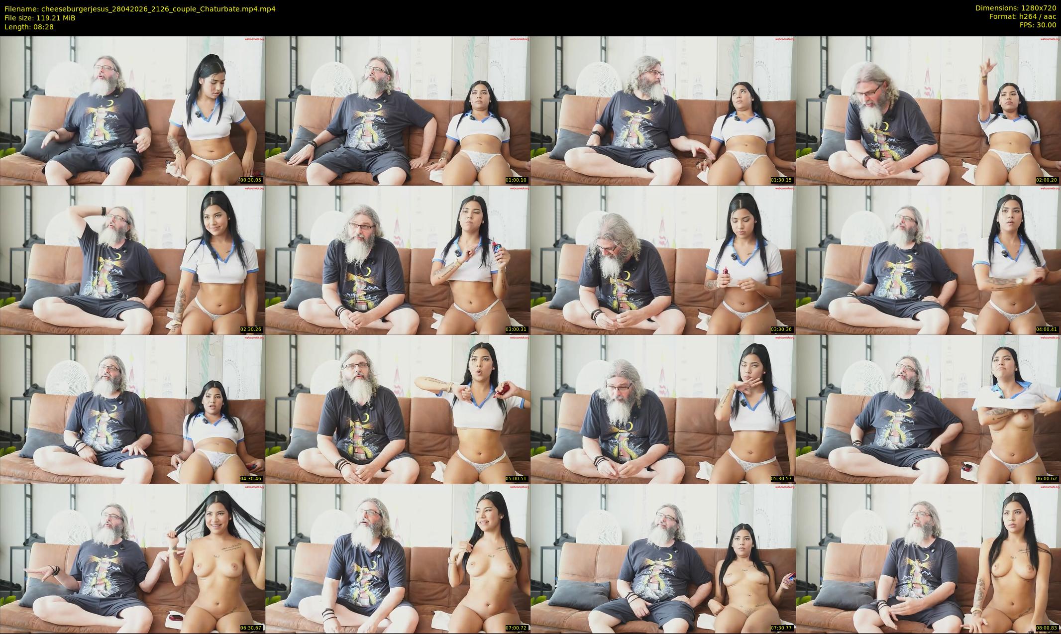 cheeseburgerjesus — 9 minute Chaturbate couple cam show recording, 720p, Apr 28, 2026