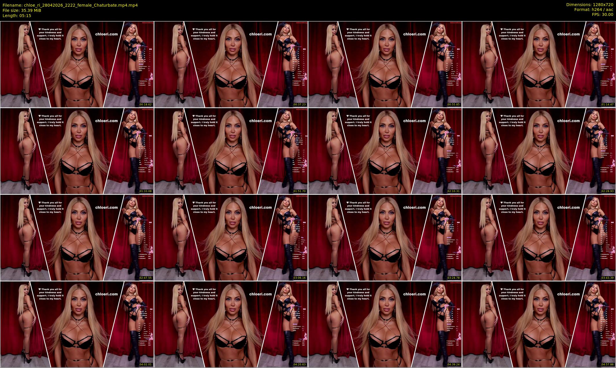chloe_ri — 6 minute Chaturbate female cam show recording, 720p, Apr 28, 2026