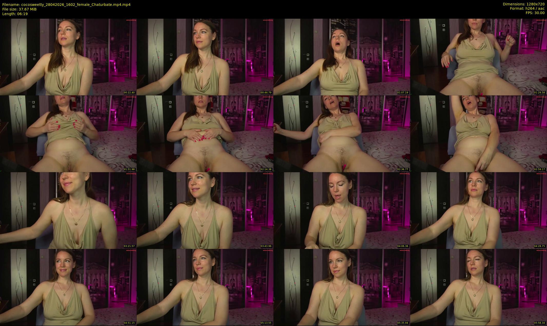 cocosweetty — 7 minute Chaturbate female cam show recording, 720p, Apr 28, 2026