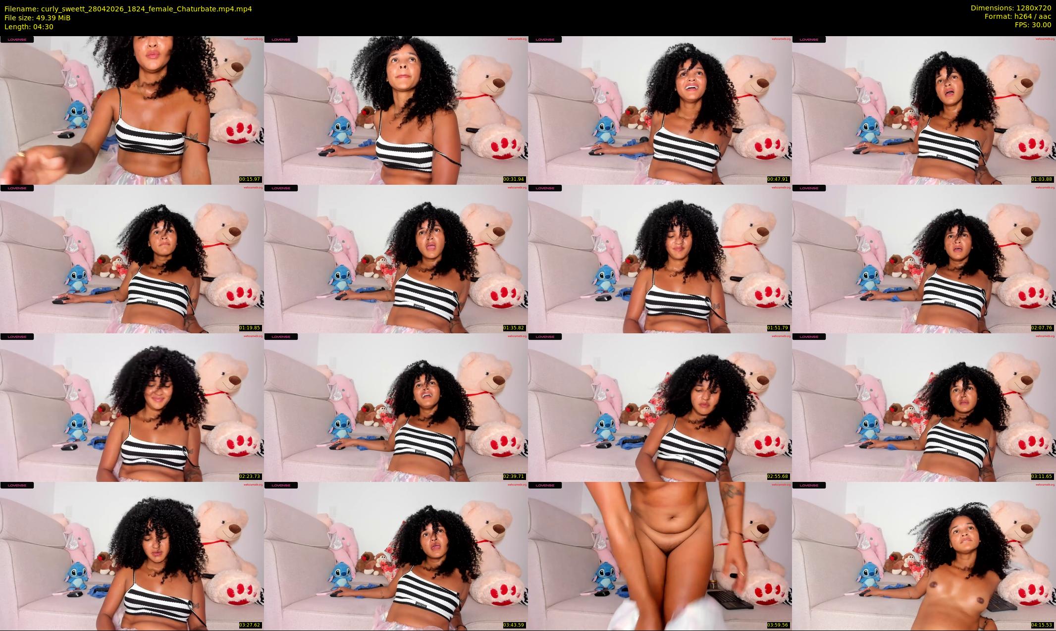 curly_sweett — 5 minute Chaturbate female cam show recording, 720p, Apr 28, 2026