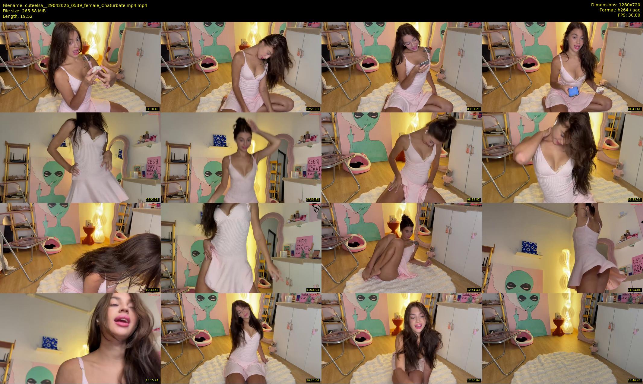 cuteelsa_ — 20 minute Chaturbate female cam show recording, 720p, Apr 29, 2026