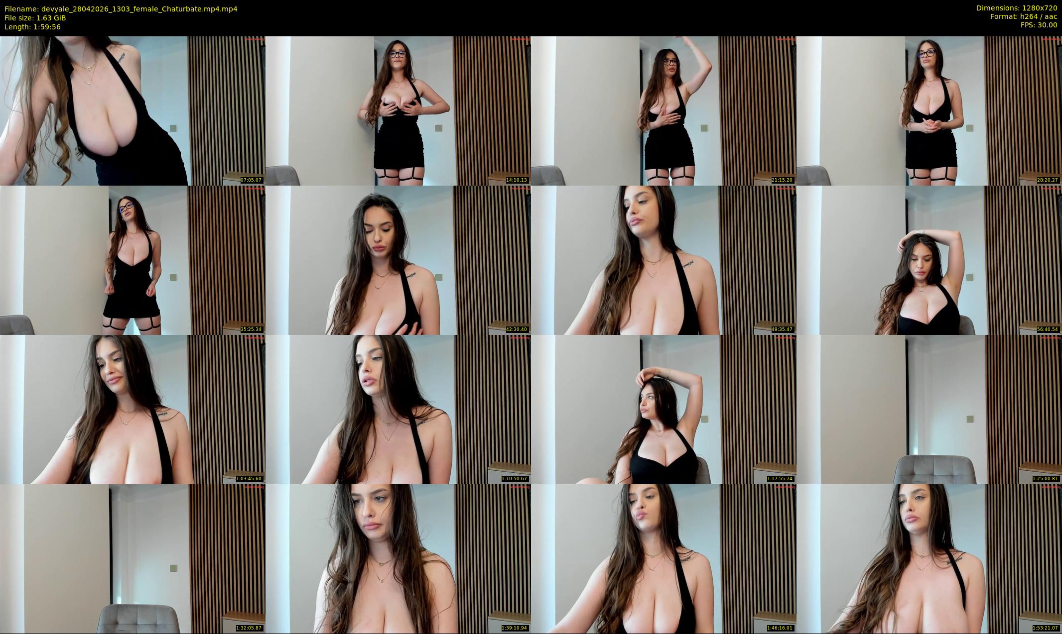 devyale — 120 minute Chaturbate female cam show recording, 720p, Apr 28, 2026