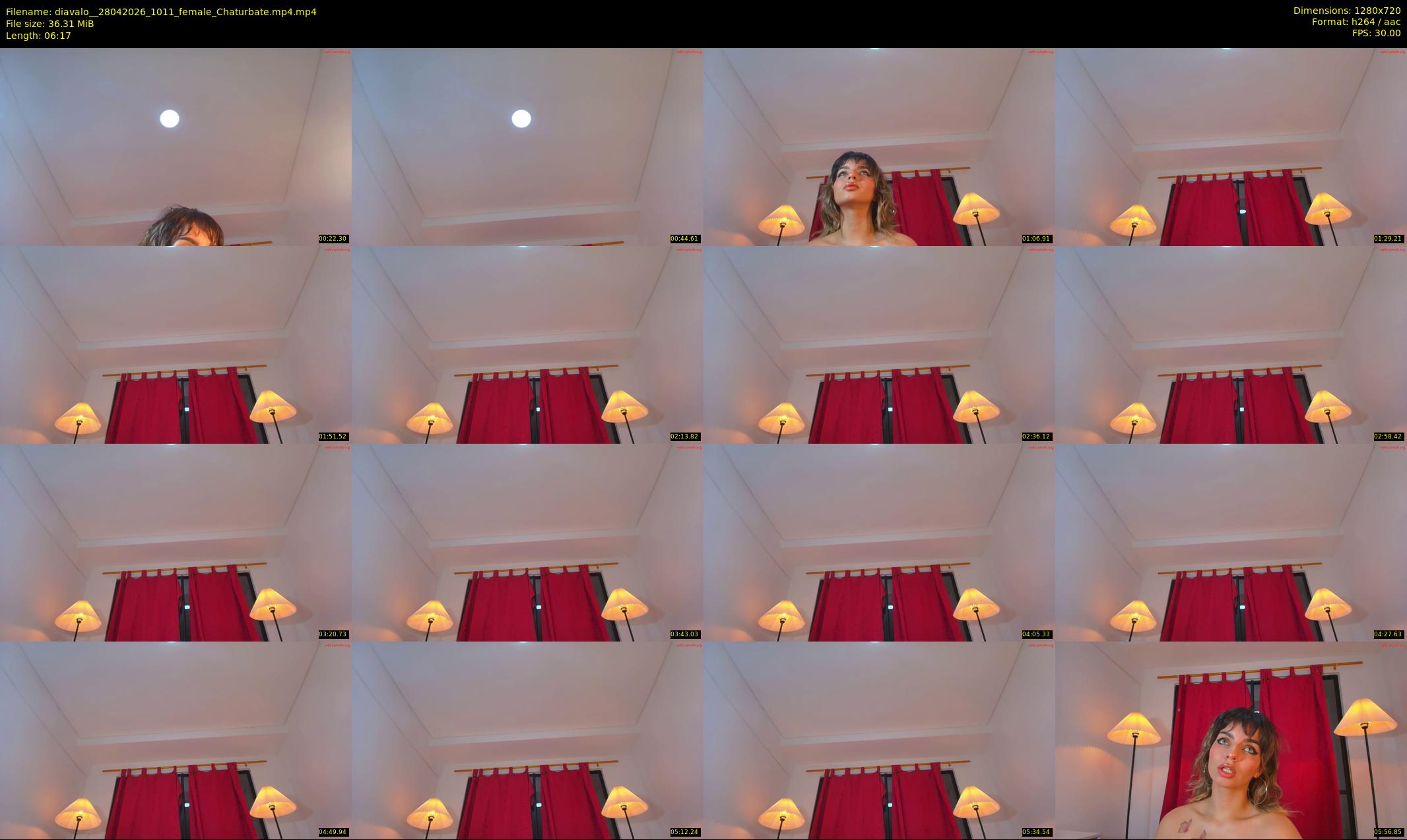 diavalo_ — 7 minute Chaturbate female cam show recording, 720p, Apr 28, 2026